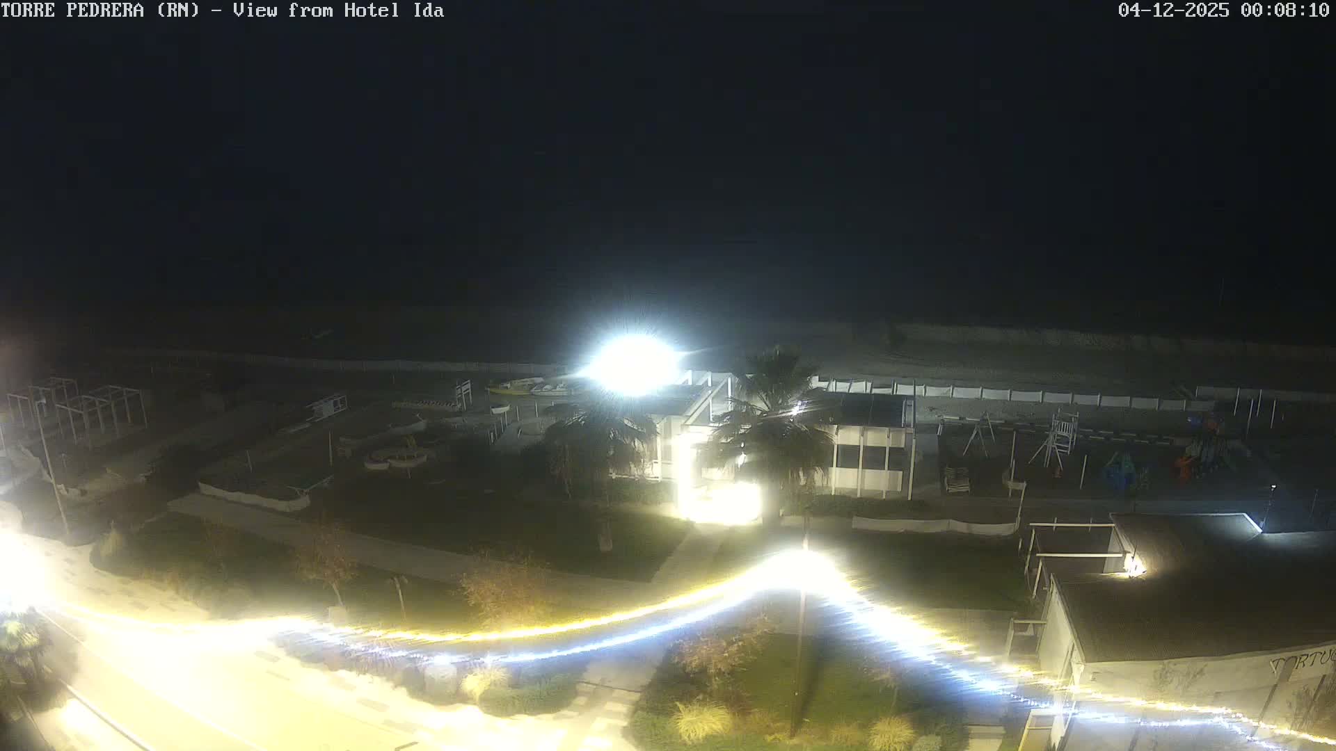 Rimini, Torre Pedrera Beach Live Cam - Emilia-Romagna, Italy