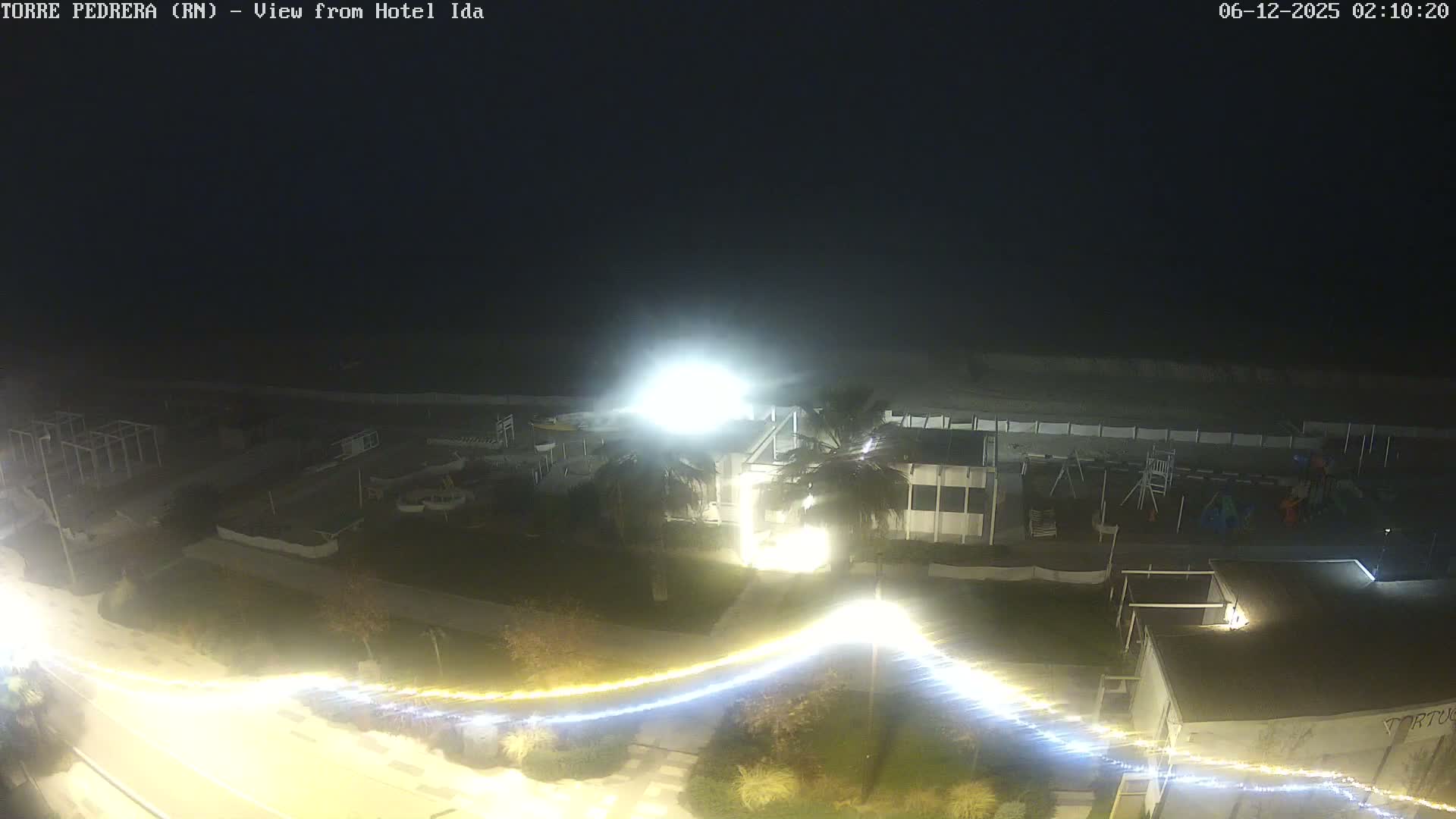 Rimini, Torre Pedrera Beach Live Cam - Emilia-Romagna, Italy