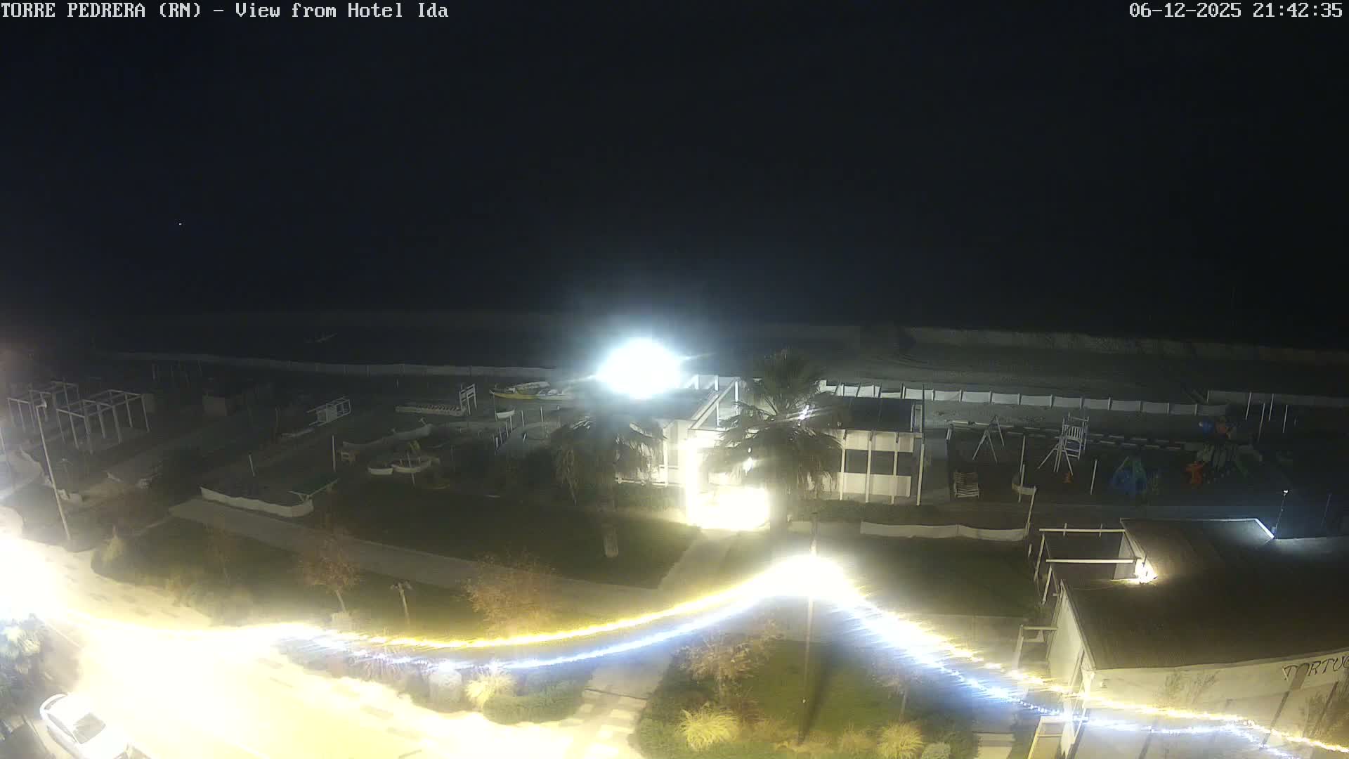 Rimini, Torre Pedrera Beach Live Cam - Emilia-Romagna, Italy
