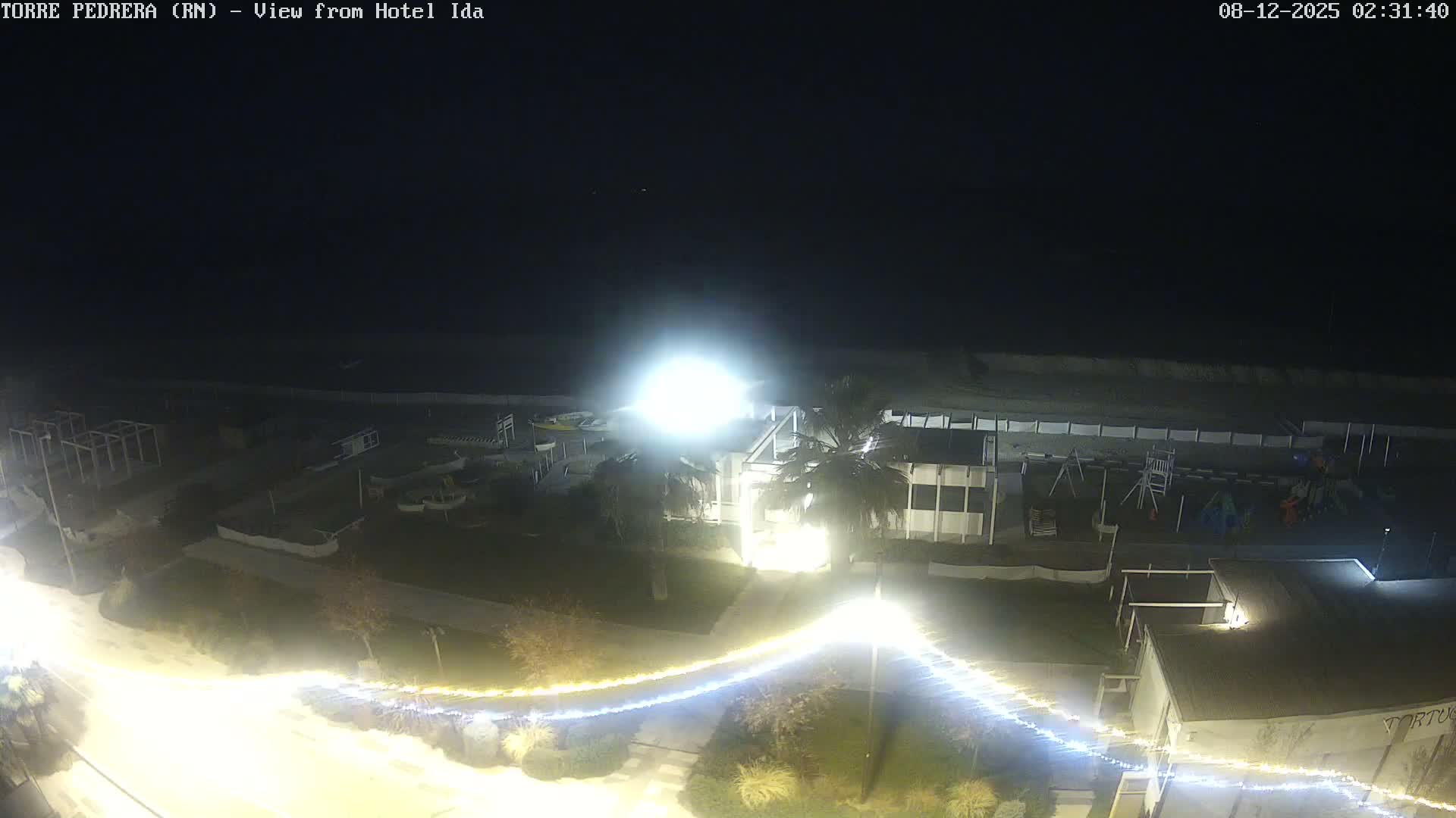 Rimini, Torre Pedrera Beach Live Cam - Emilia-Romagna, Italy