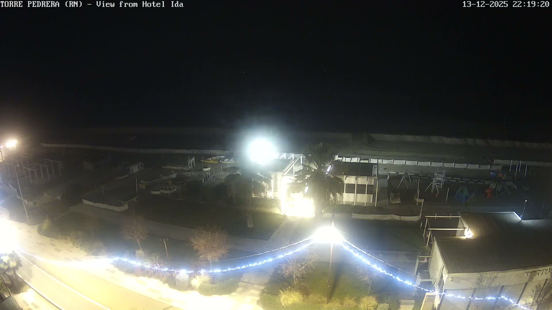 Rimini, Torre Pedrera Beach Live Cam - Emilia-Romagna, Italy