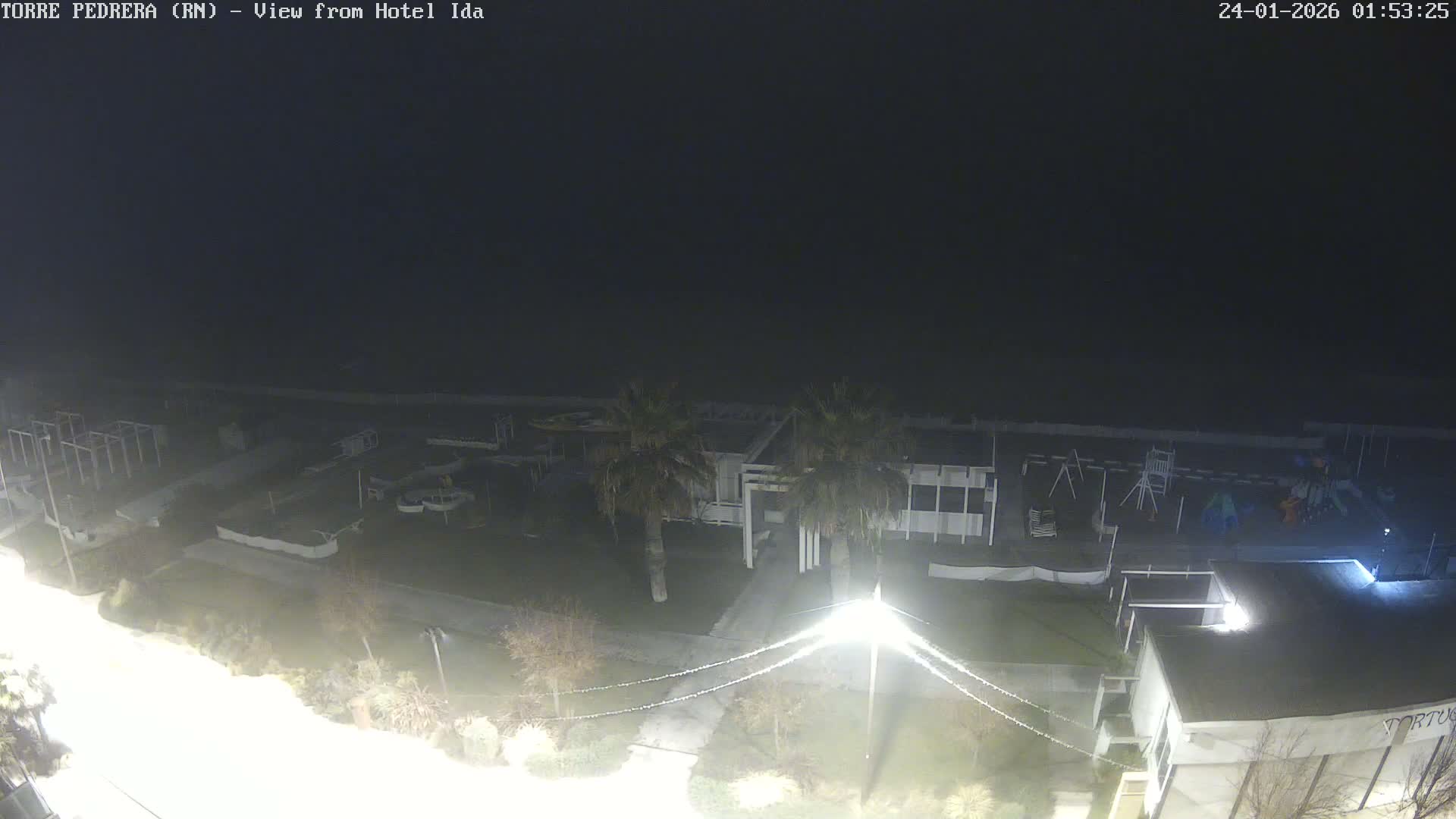 Rimini, Torre Pedrera Beach Live Cam - Emilia-Romagna, Italy