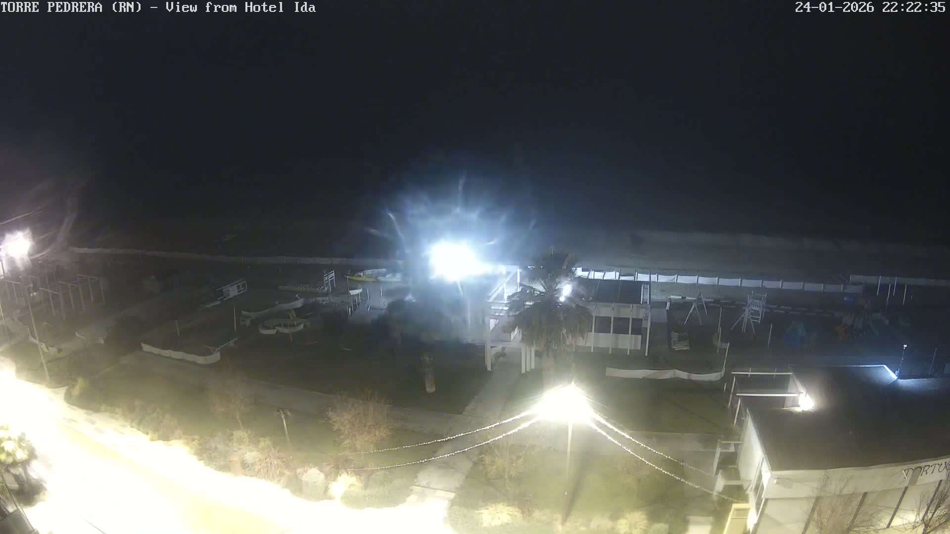 Rimini, Torre Pedrera Beach Live Cam - Emilia-Romagna, Italy