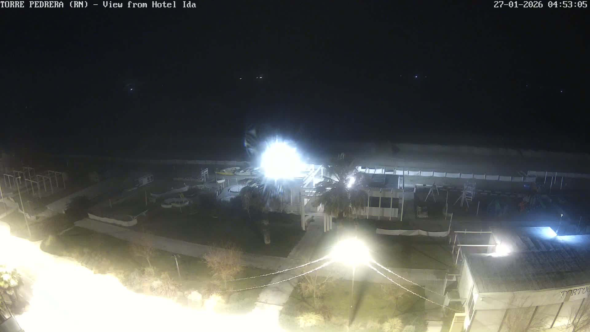 Rimini, Torre Pedrera Beach Live Cam - Emilia-Romagna, Italy