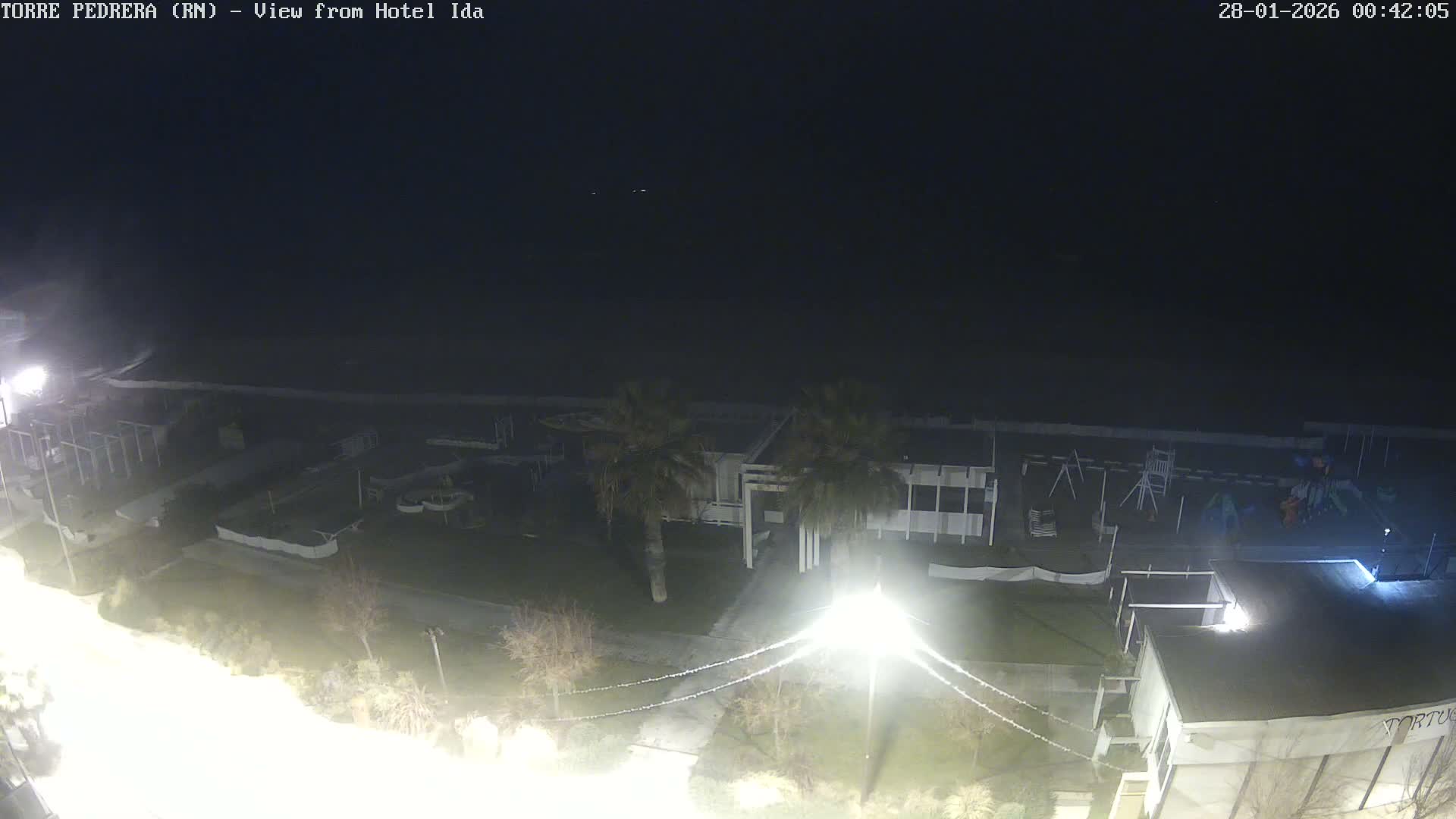 Rimini, Torre Pedrera Beach Live Cam - Emilia-Romagna, Italy