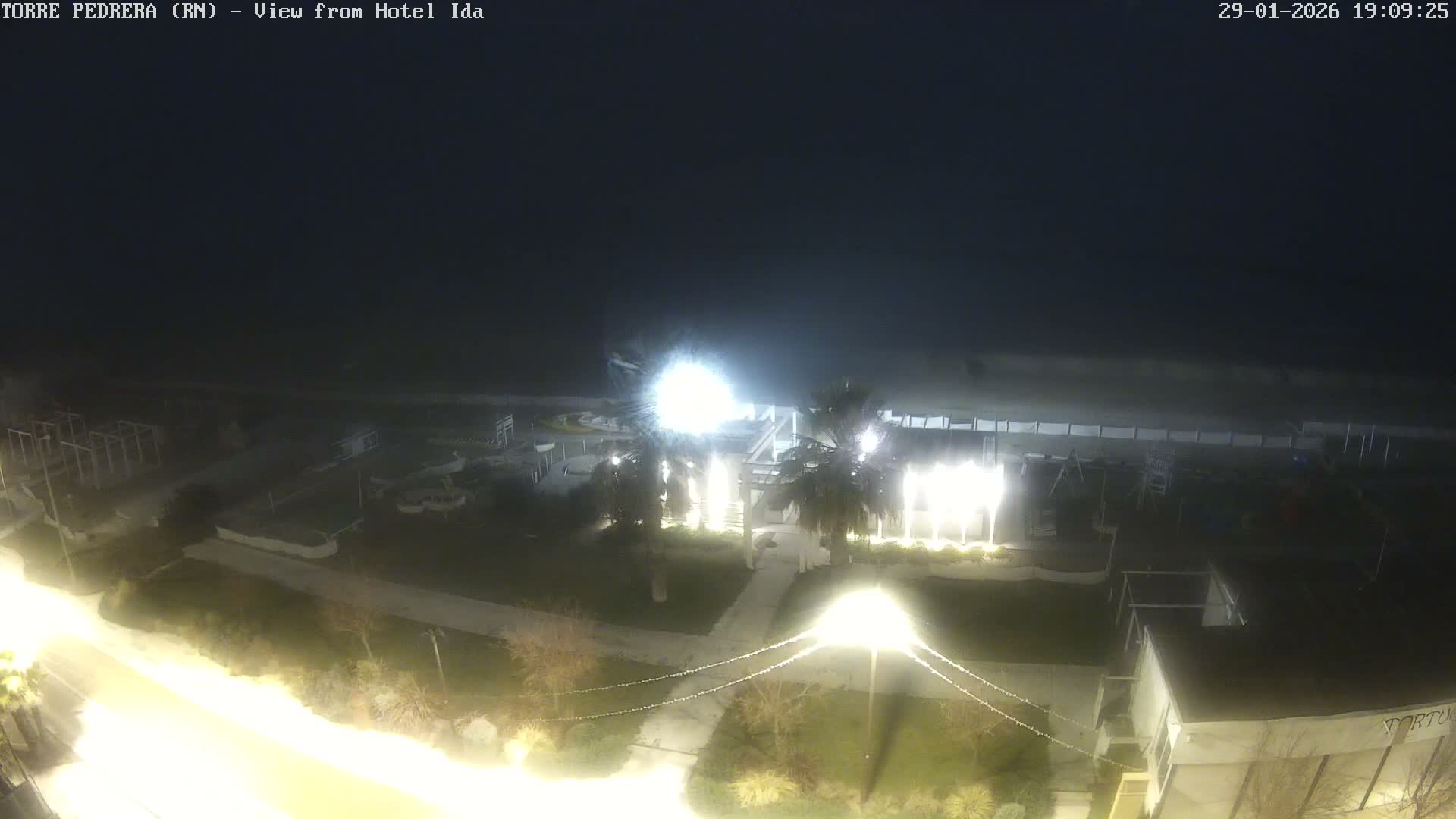 Rimini, Torre Pedrera Beach Live Cam - Emilia-Romagna, Italy
