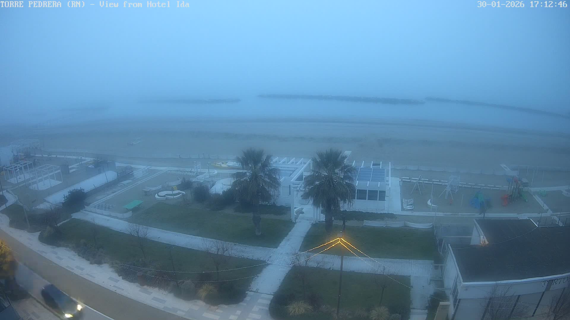 Rimini, Torre Pedrera Beach Live Cam - Emilia-Romagna, Italy