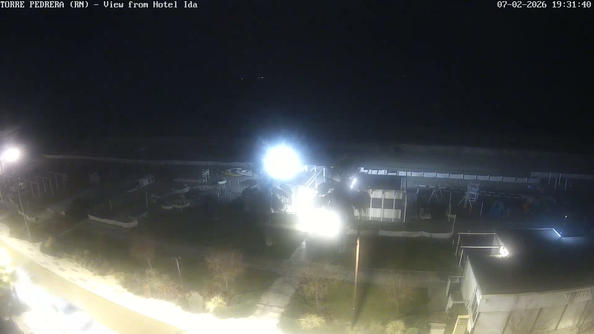 Rimini, Torre Pedrera Beach Live Cam - Emilia-Romagna, Italy