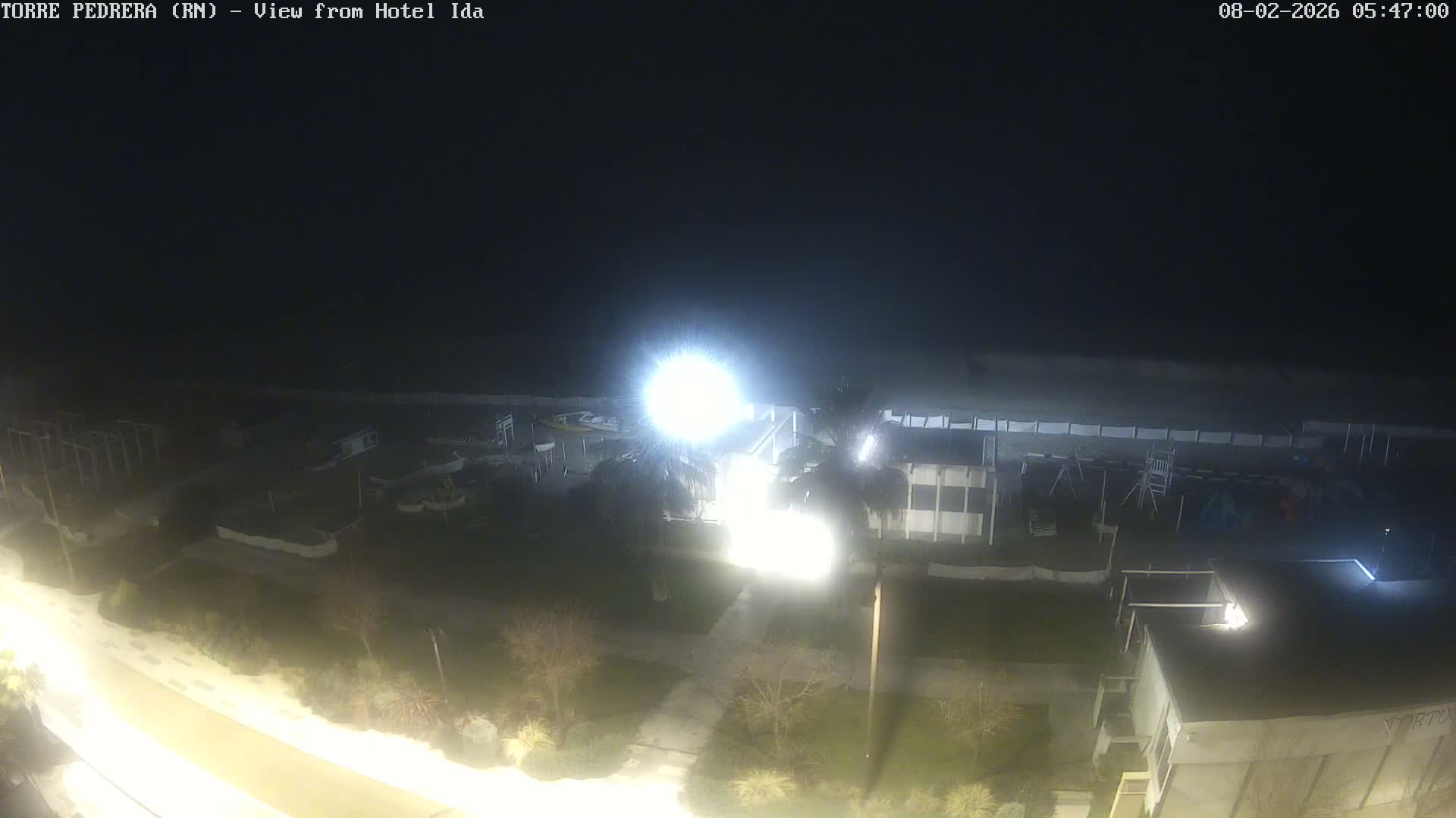 Rimini, Torre Pedrera Beach Live Cam - Emilia-Romagna, Italy