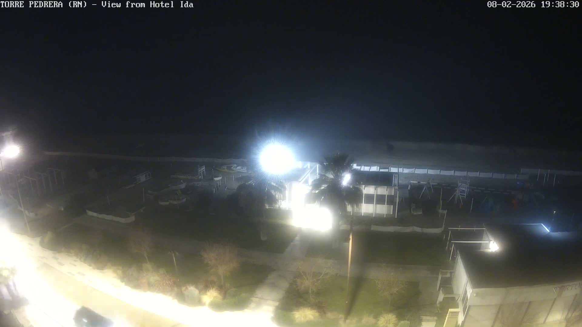 Rimini, Torre Pedrera Beach Live Cam - Emilia-Romagna, Italy