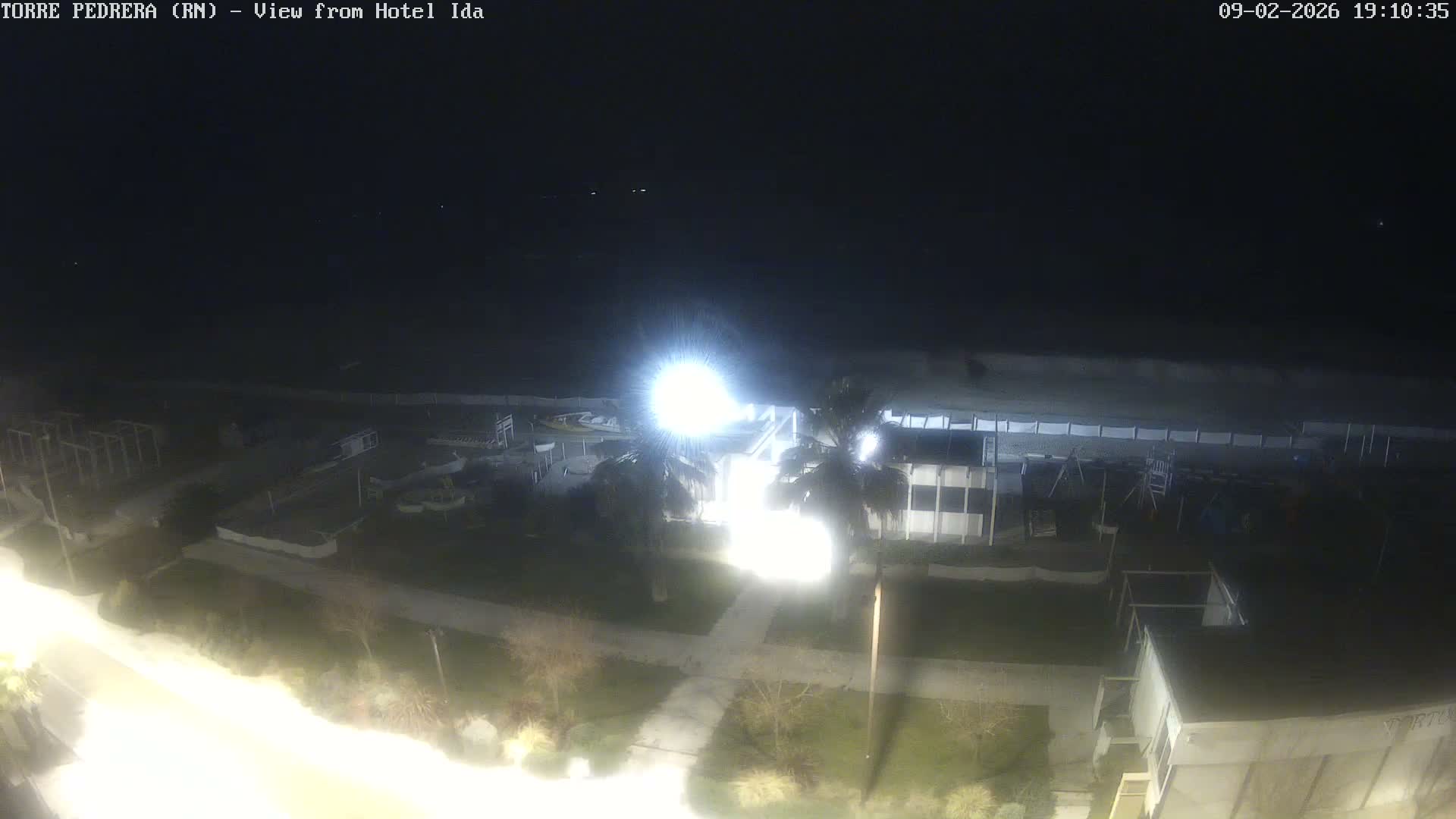 Rimini, Torre Pedrera Beach Live Cam - Emilia-Romagna, Italy