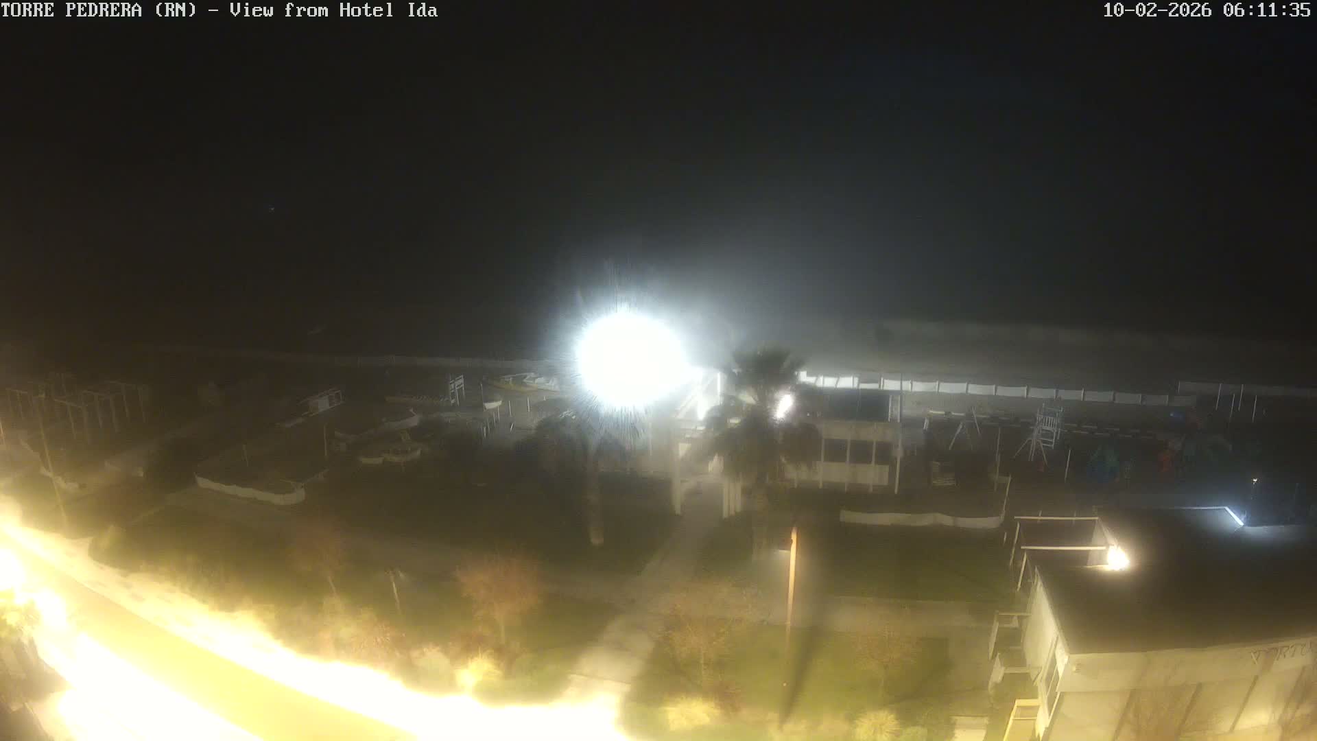 Rimini, Torre Pedrera Beach Live Cam - Emilia-Romagna, Italy