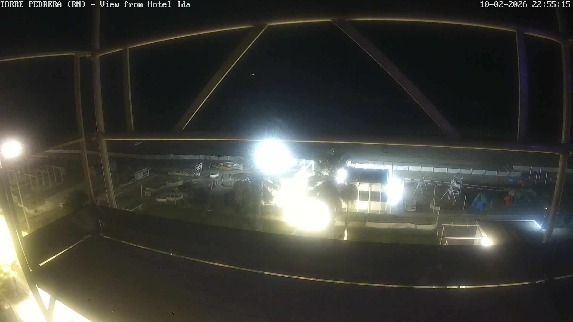 Rimini, Torre Pedrera Beach Live Cam - Emilia-Romagna, Italy