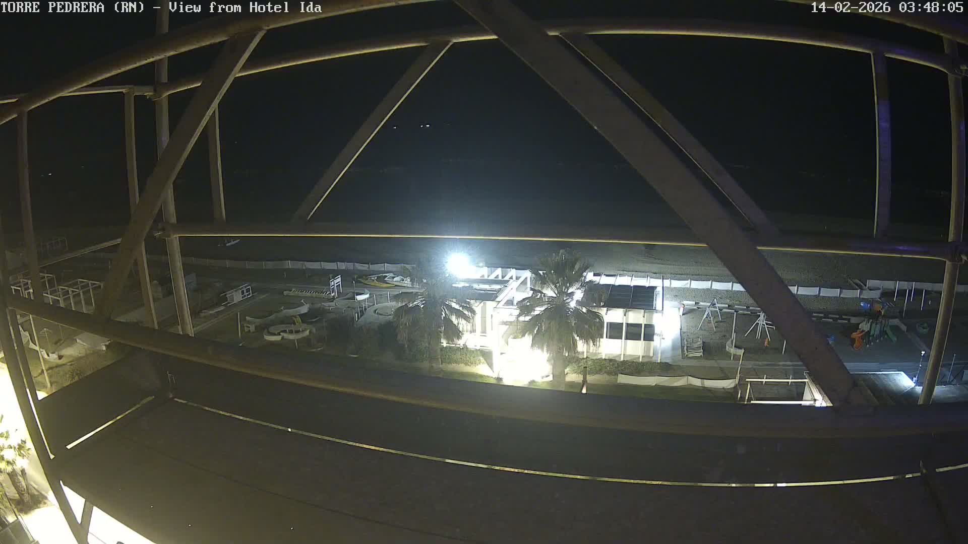 Rimini, Torre Pedrera Beach Live Cam - Emilia-Romagna, Italy
