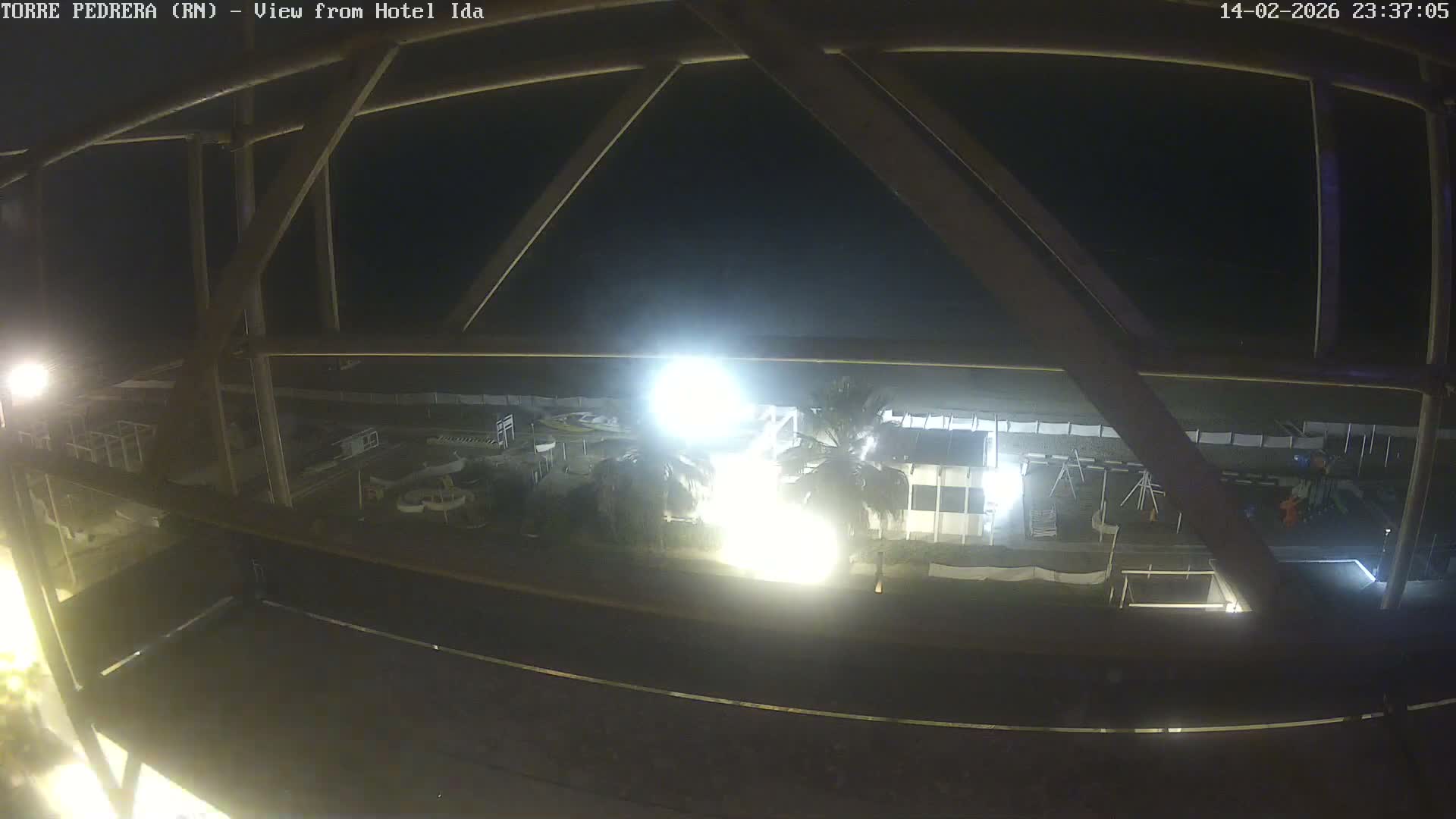 Rimini, Torre Pedrera Beach Live Cam - Emilia-Romagna, Italy
