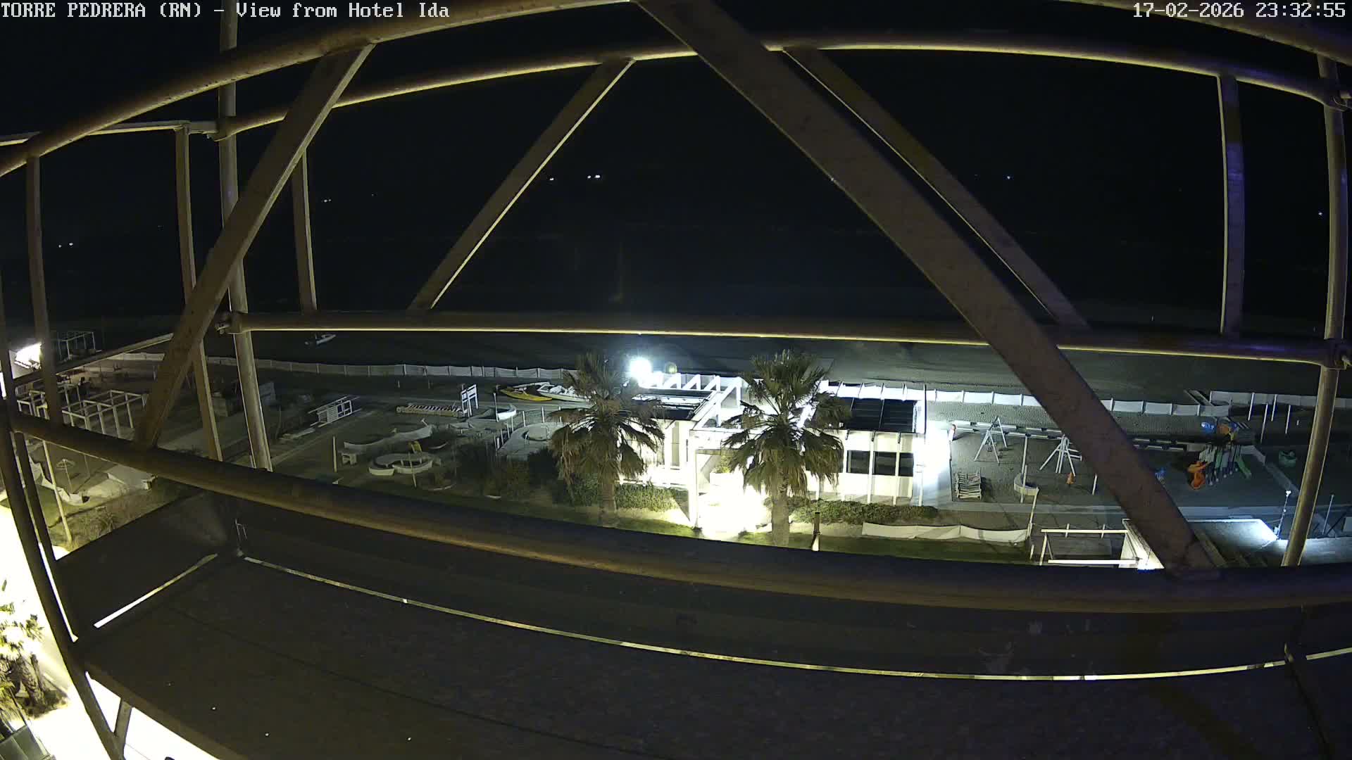 Rimini, Torre Pedrera Beach Live Cam - Emilia-Romagna, Italy
