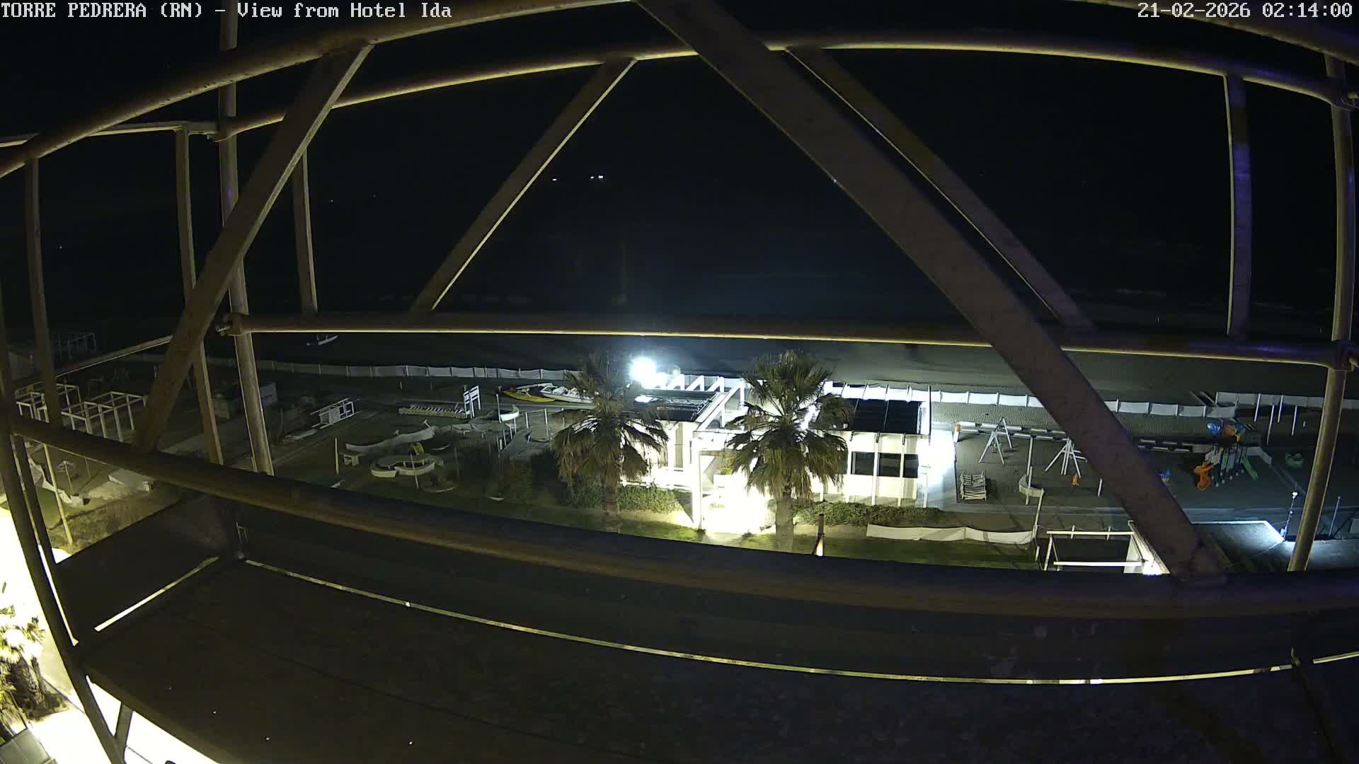 Rimini, Torre Pedrera Beach Live Cam - Emilia-Romagna, Italy