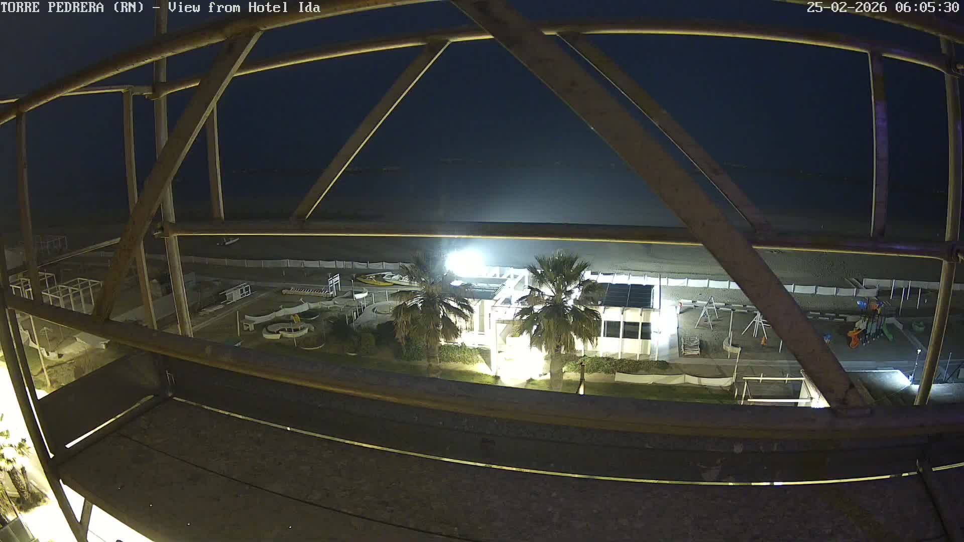 Rimini, Torre Pedrera Beach Live Cam - Emilia-Romagna, Italy