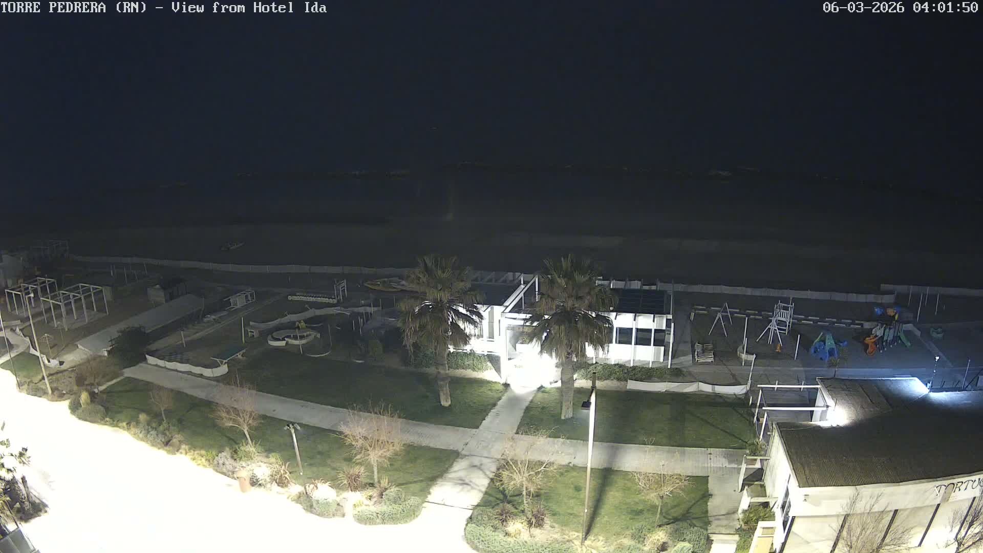Rimini, Torre Pedrera Beach Live Cam - Emilia-Romagna, Italy
