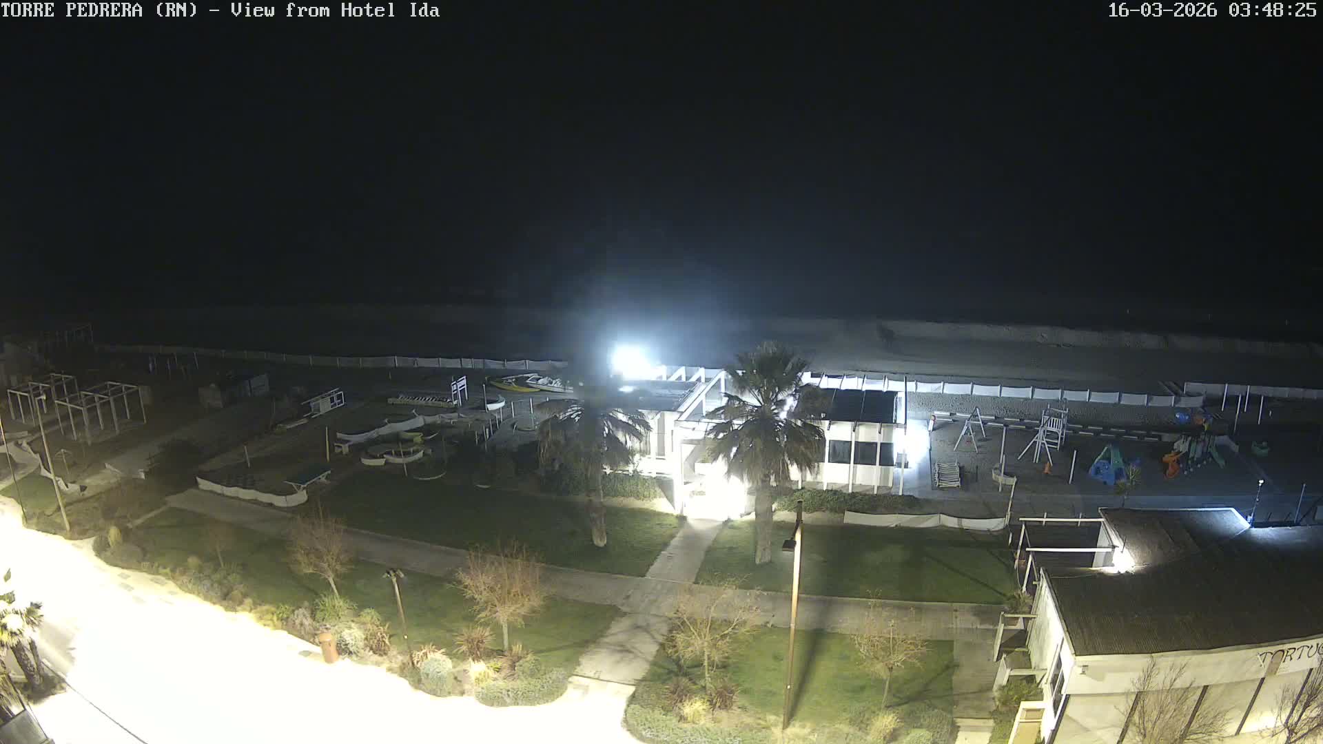 Rimini, Torre Pedrera Beach Live Cam - Emilia-Romagna, Italy