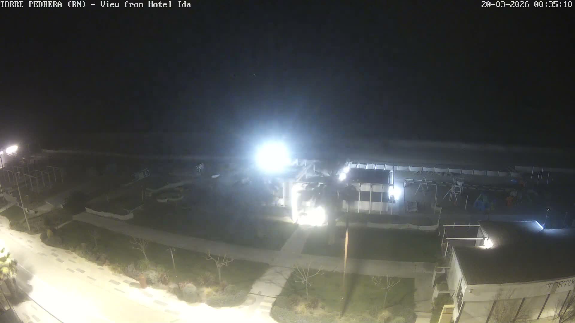 Rimini, Torre Pedrera Beach Live Cam - Emilia-Romagna, Italy
