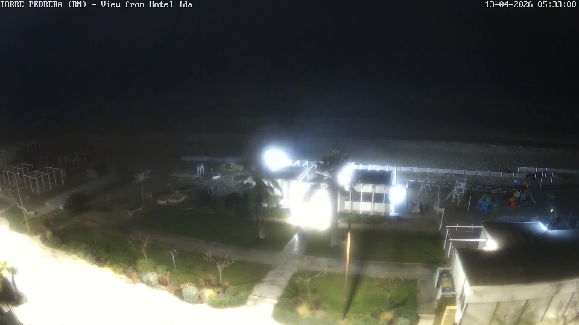 Rimini, Torre Pedrera Beach Live Cam - Emilia-Romagna, Italy