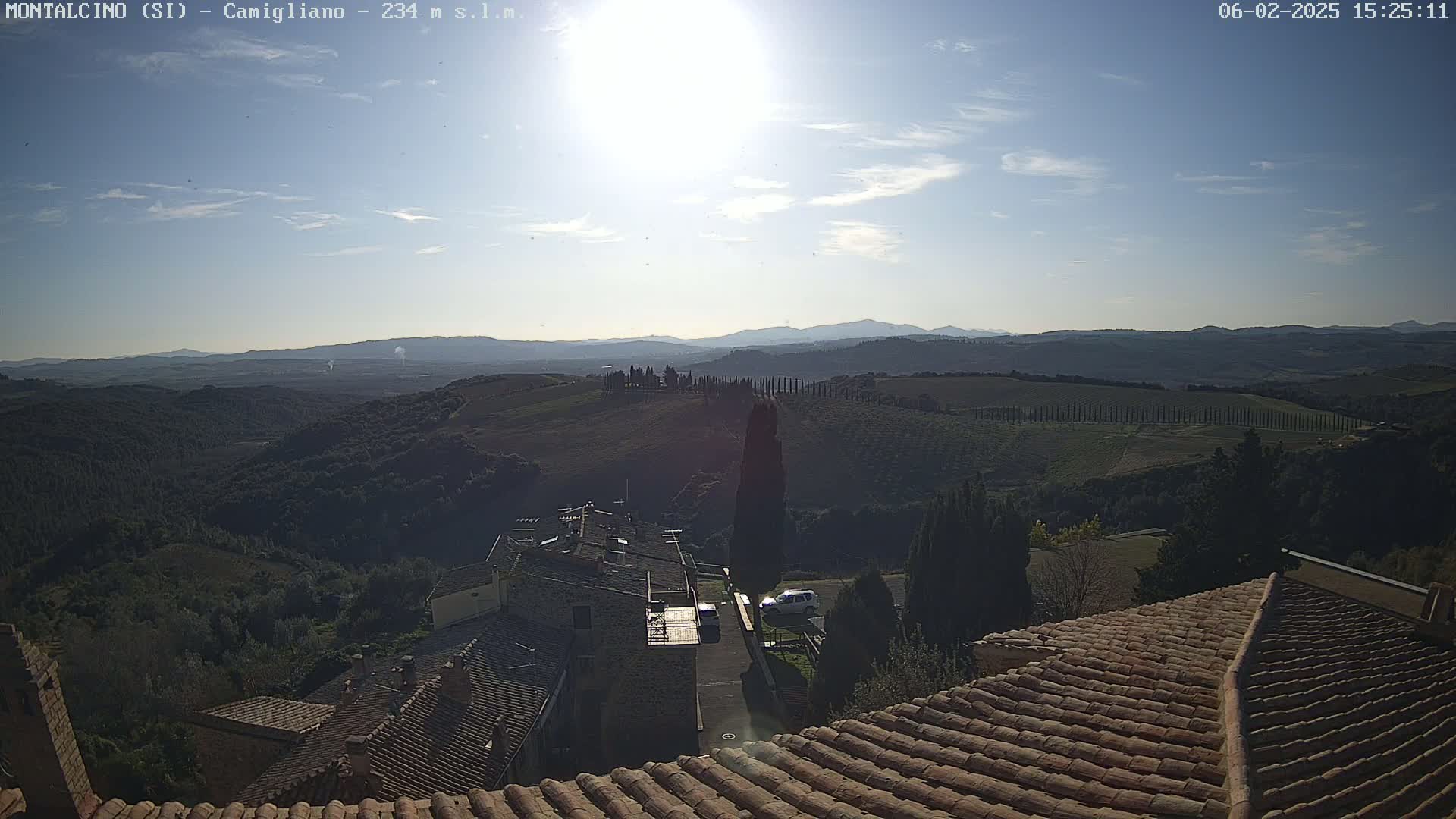 Montalcino, Camigliano Live Cam - Siena, Tuscany, Italy
