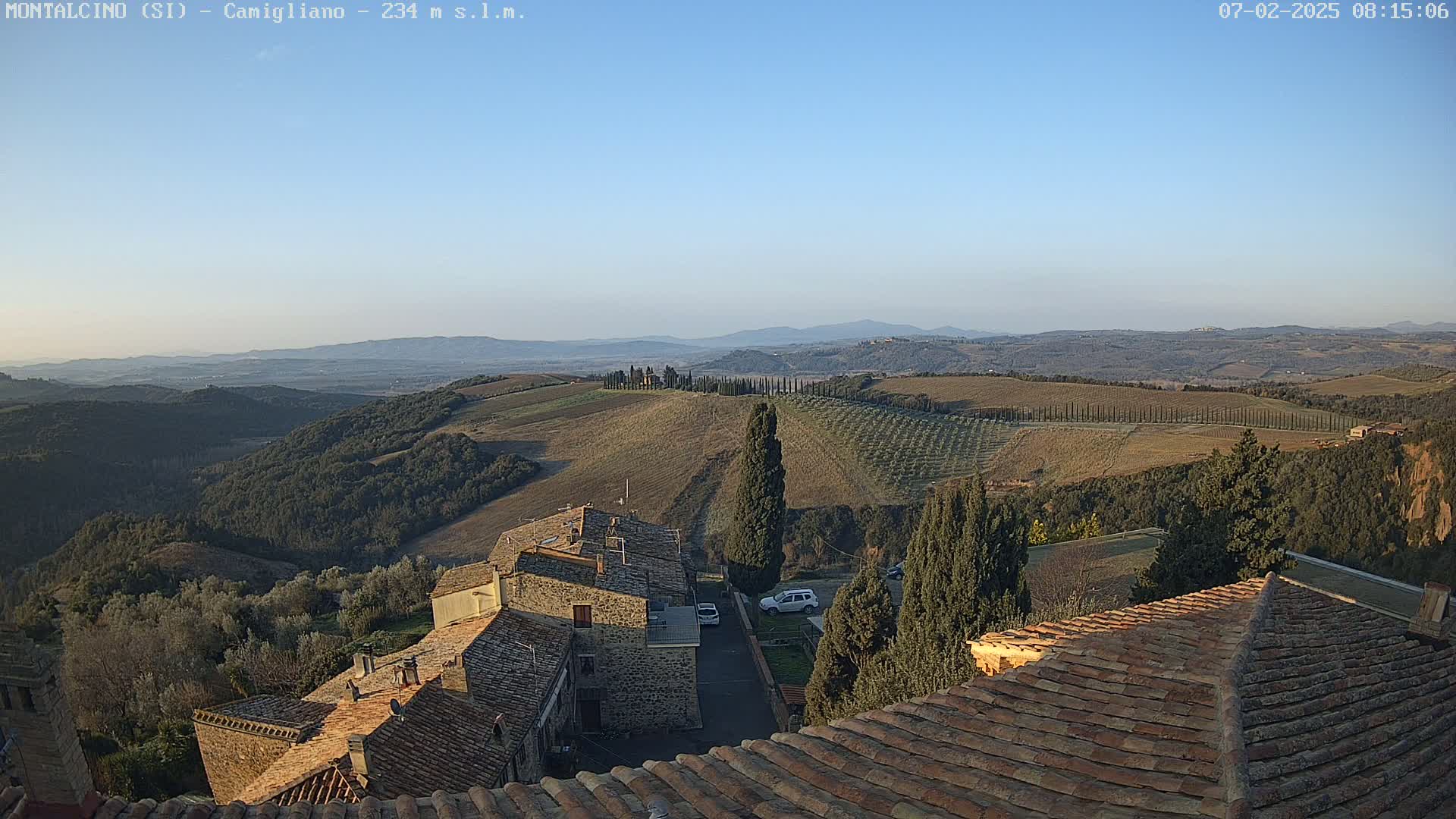 Montalcino, Camigliano Live Cam - Siena, Tuscany, Italy