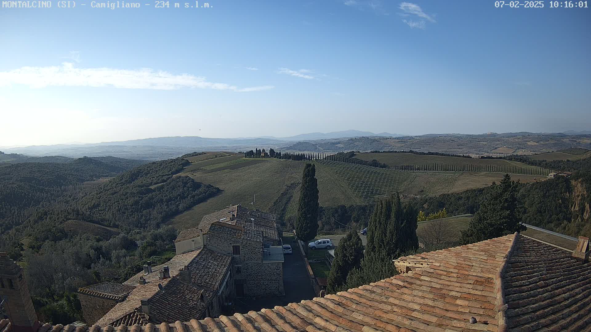 Montalcino, Camigliano Live Cam - Siena, Tuscany, Italy