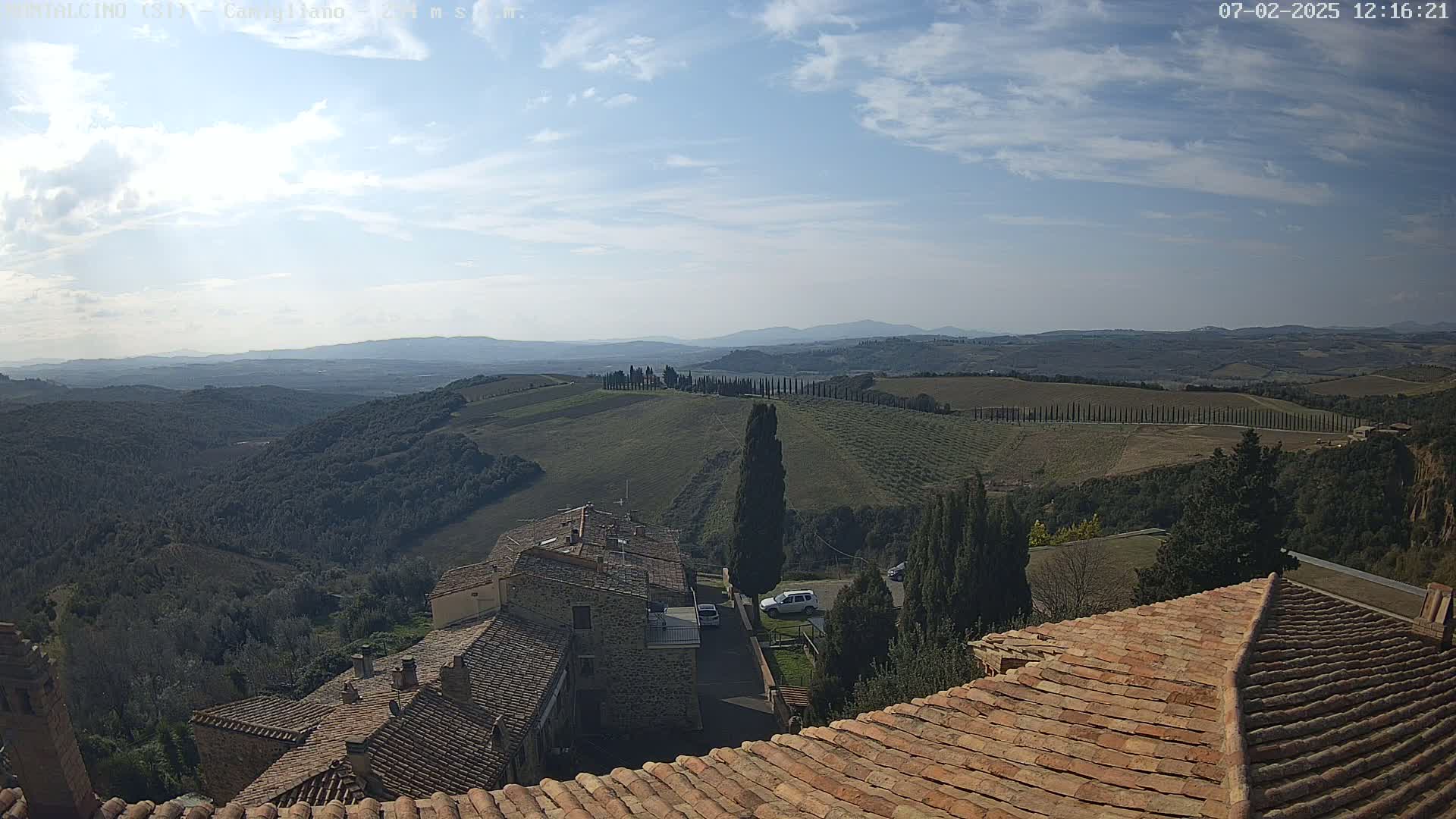 Montalcino, Camigliano Live Cam - Siena, Tuscany, Italy