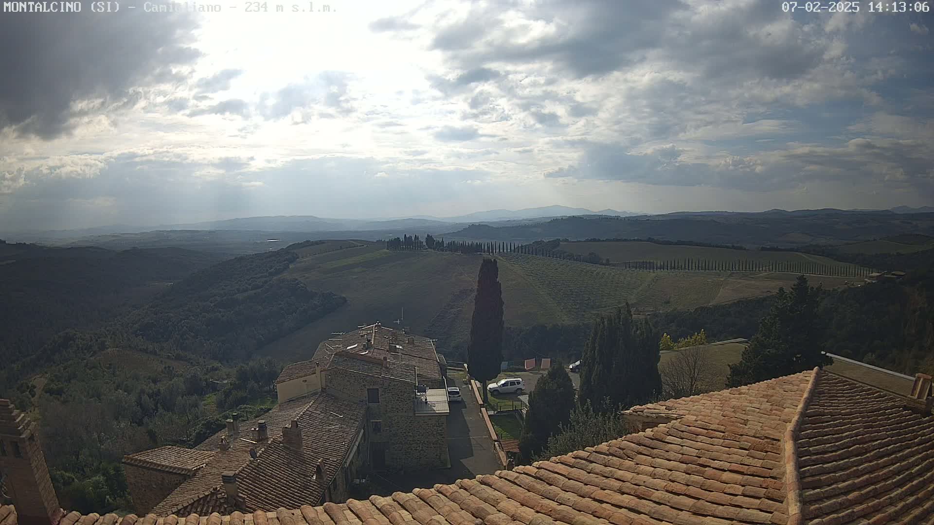 Montalcino, Camigliano Live Cam - Siena, Tuscany, Italy