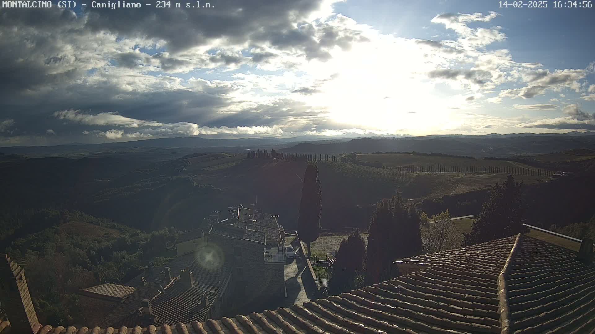 Montalcino, Camigliano Live Cam - Siena, Tuscany, Italy
