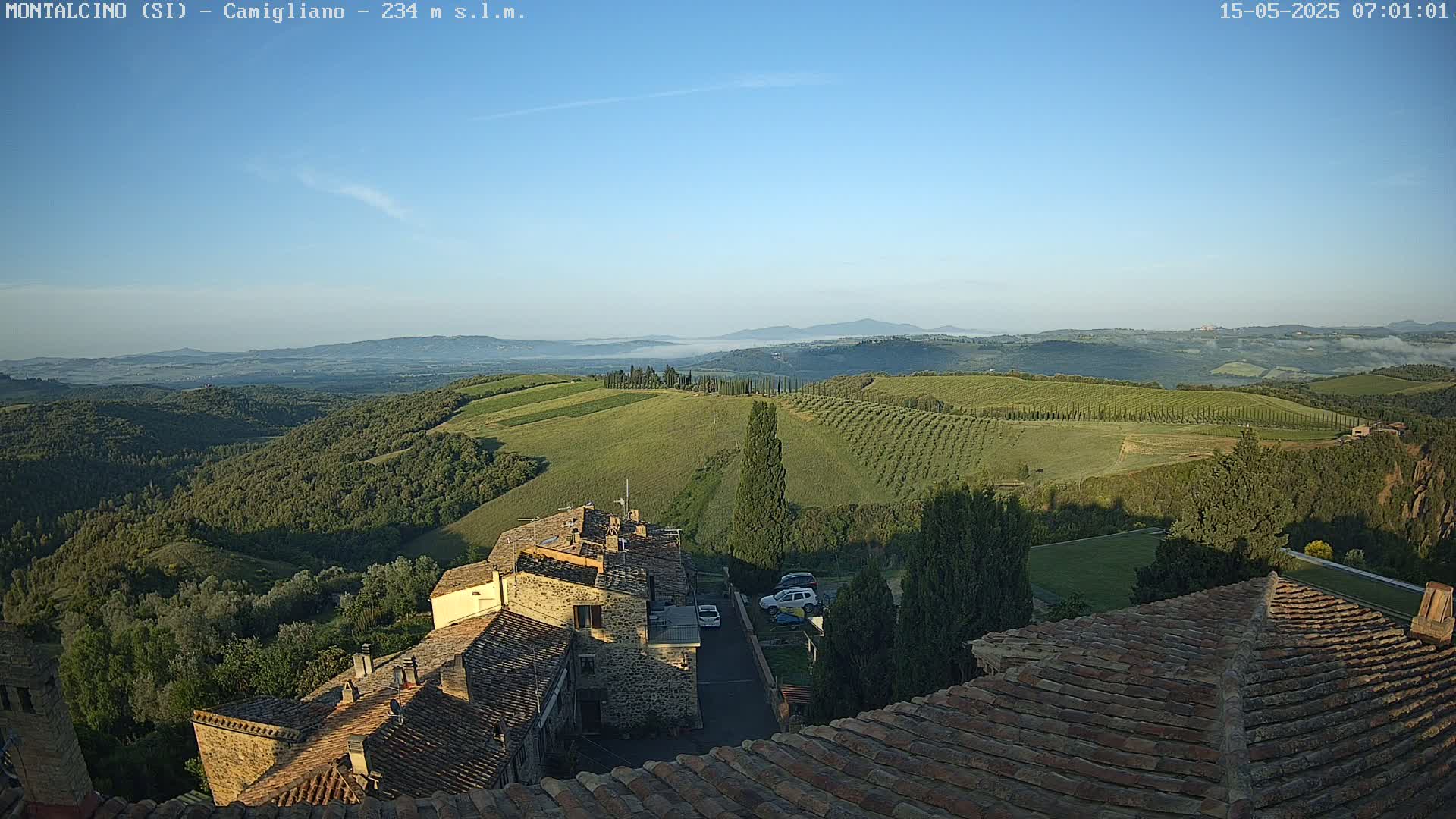 Montalcino, Camigliano Live Cam - Siena, Tuscany, Italy