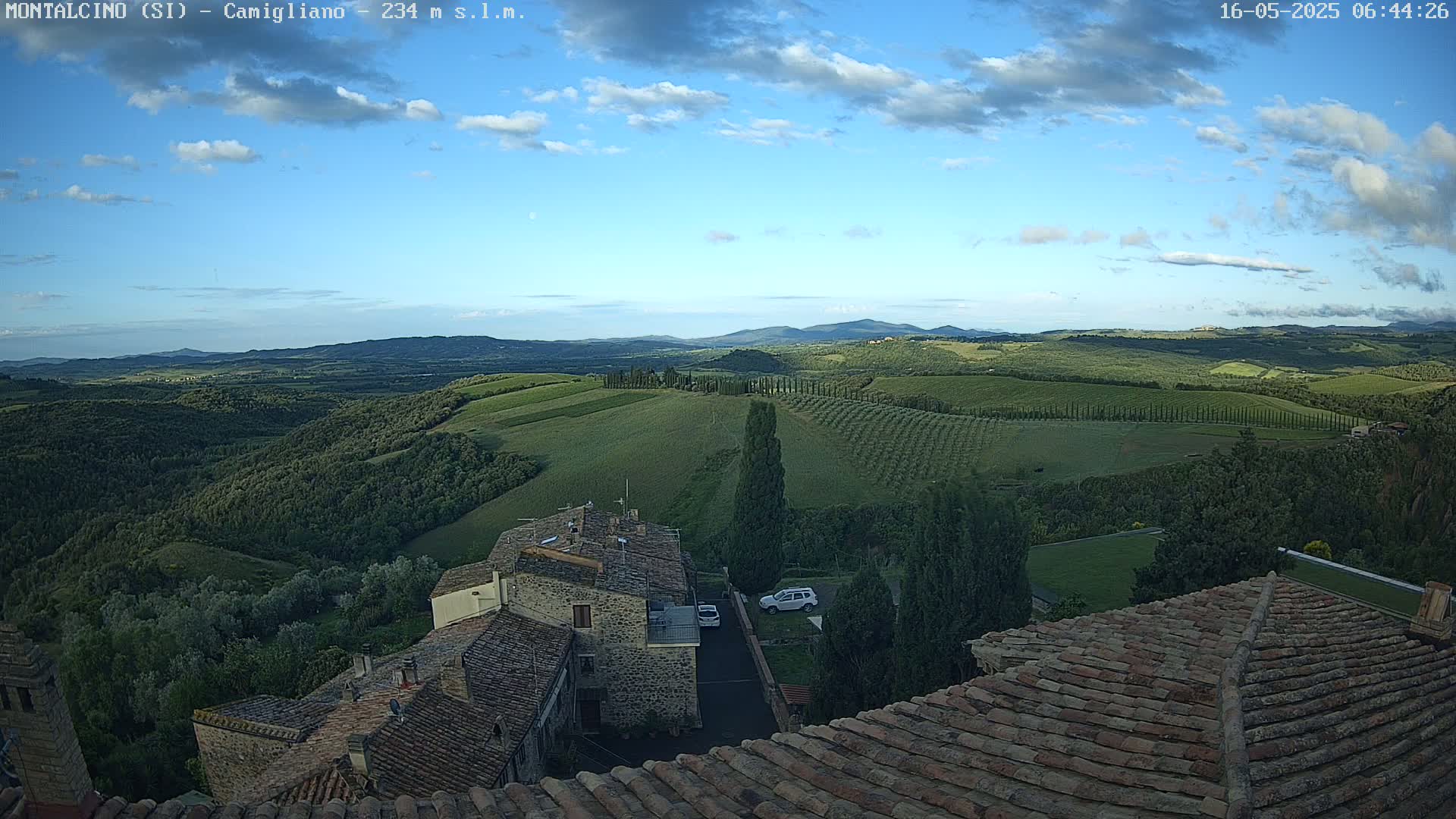 Montalcino, Camigliano Live Cam - Siena, Tuscany, Italy