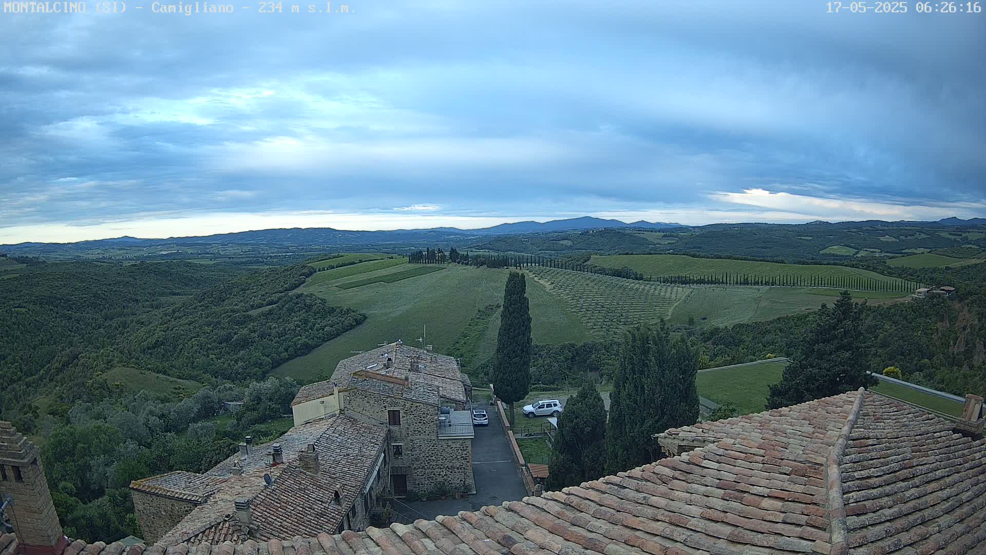 Montalcino, Camigliano Live Cam - Siena, Tuscany, Italy