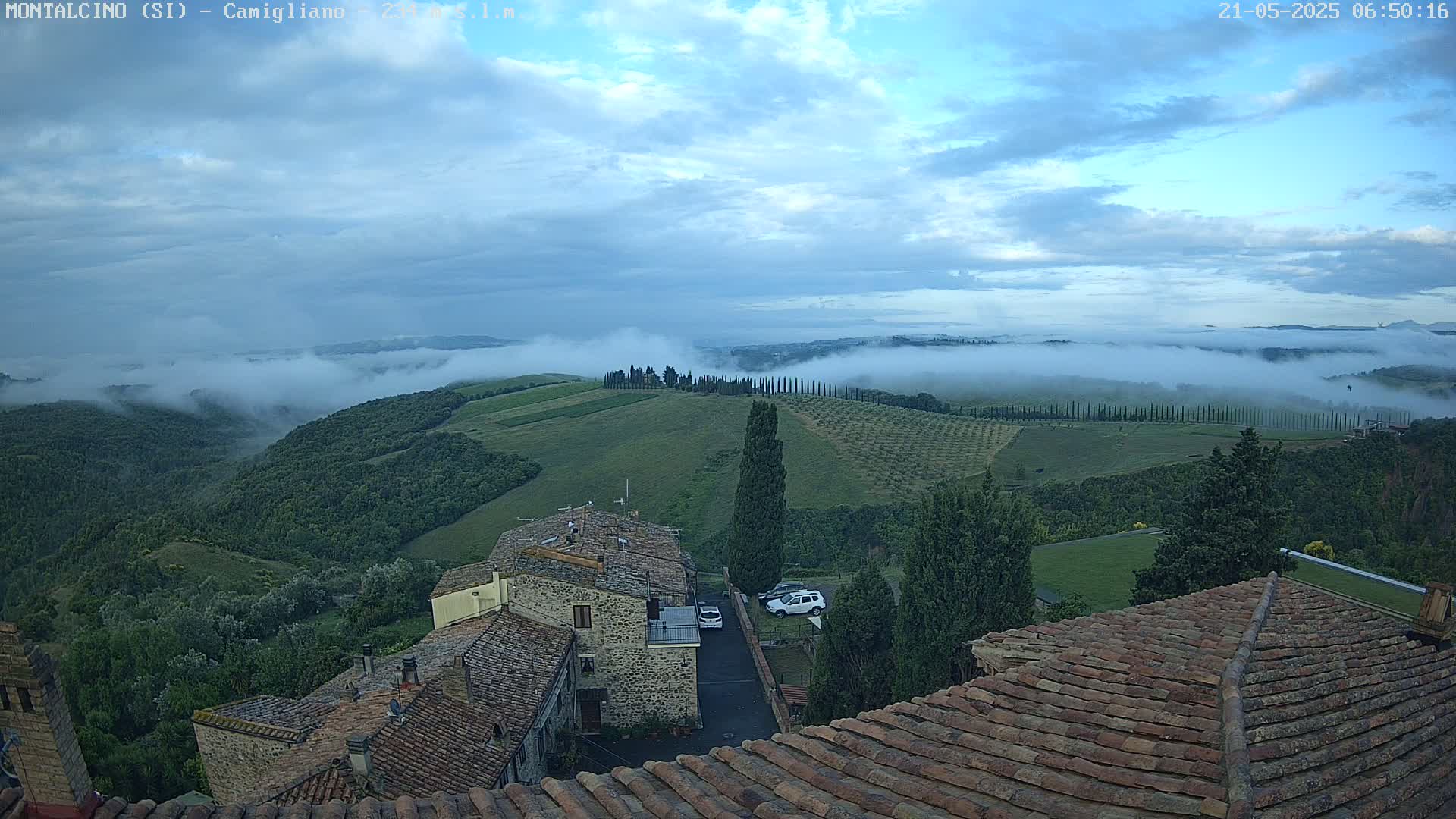 Montalcino, Camigliano Live Cam - Siena, Tuscany, Italy