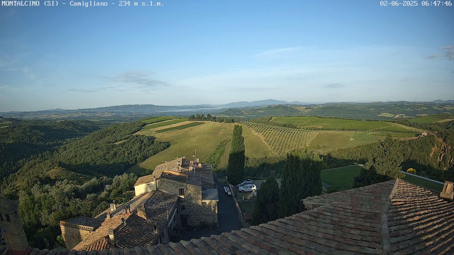 Montalcino, Camigliano Live Cam - Siena, Tuscany, Italy