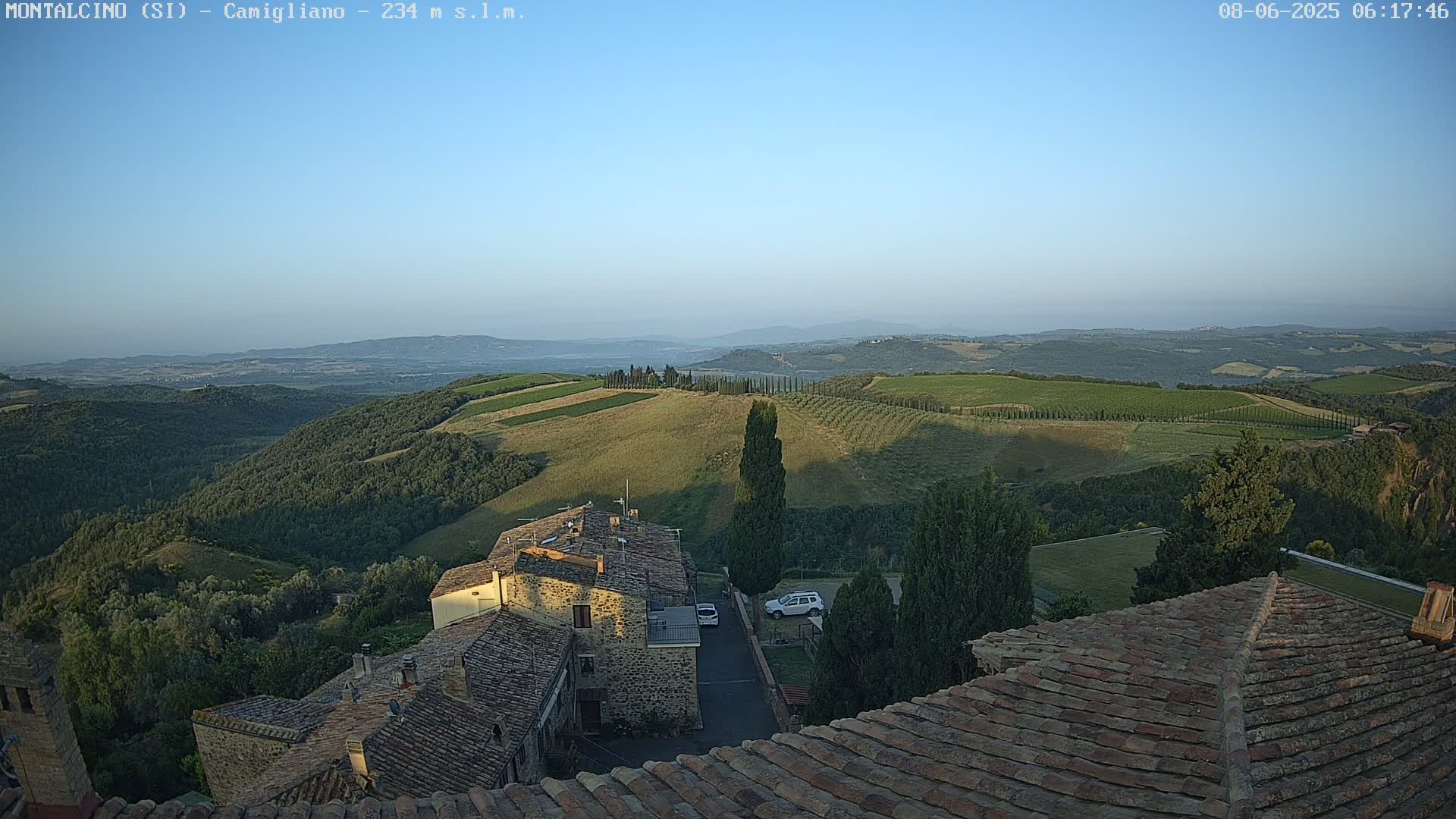 Montalcino, Camigliano Live Cam - Siena, Tuscany, Italy