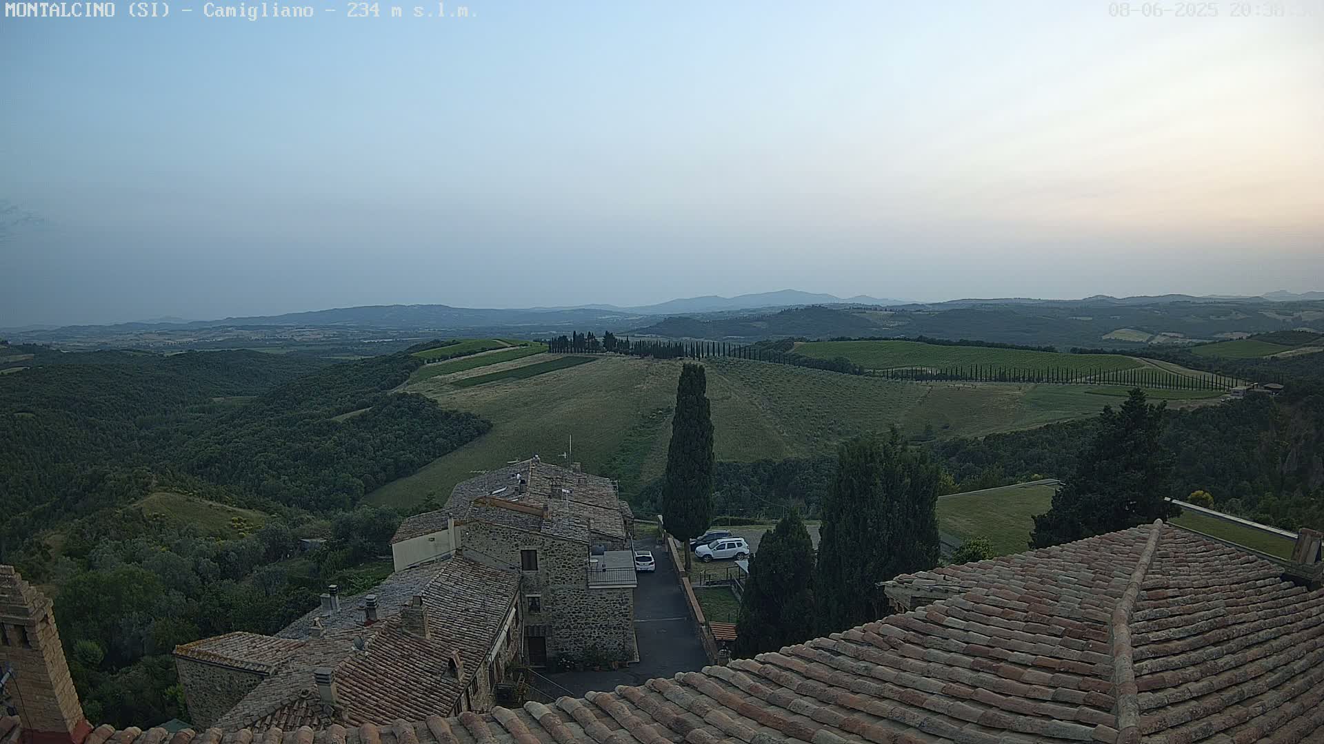 Montalcino, Camigliano Live Cam - Siena, Tuscany, Italy