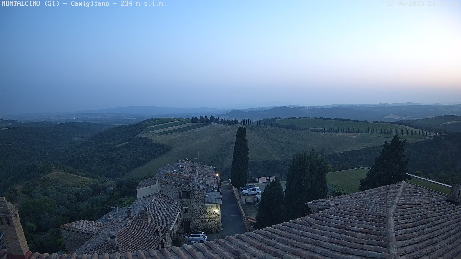 Montalcino, Camigliano Live Cam - Siena, Tuscany, Italy