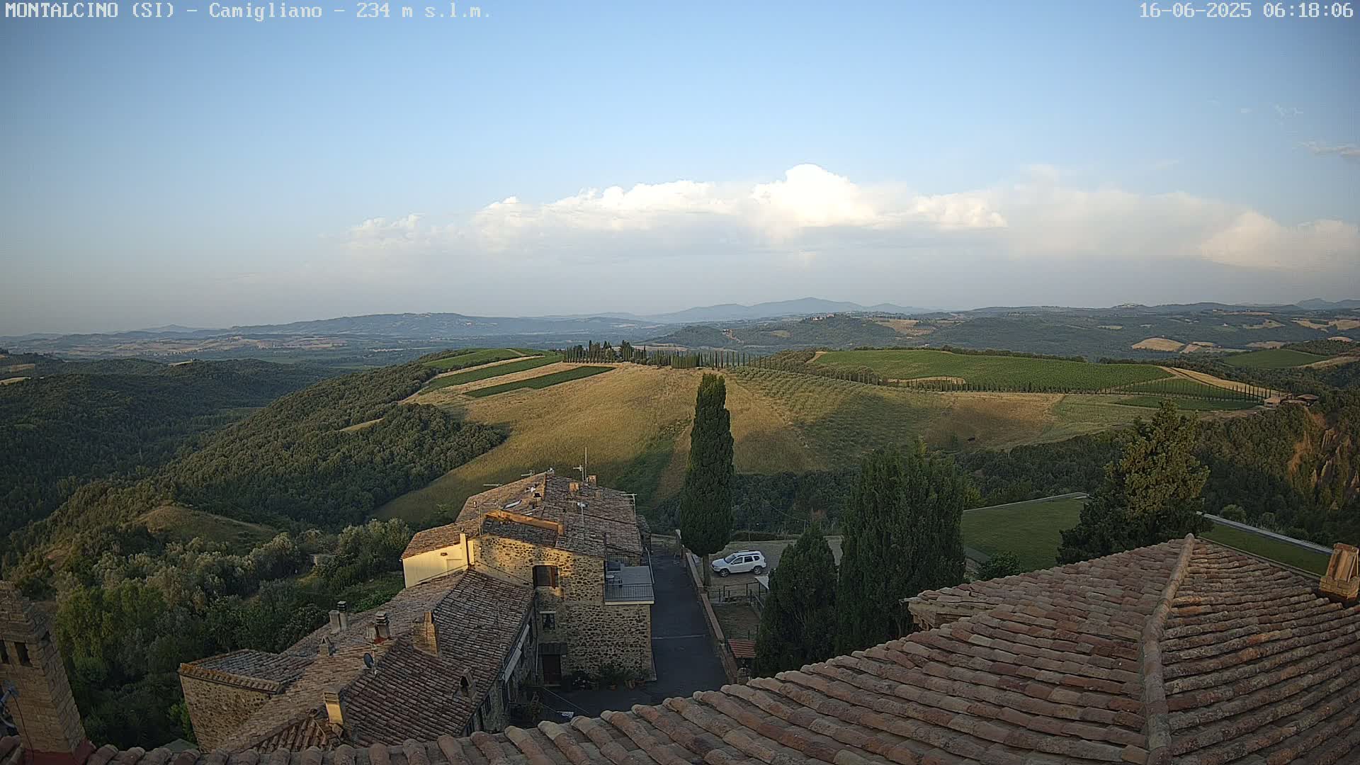 Montalcino, Camigliano Live Cam - Siena, Tuscany, Italy