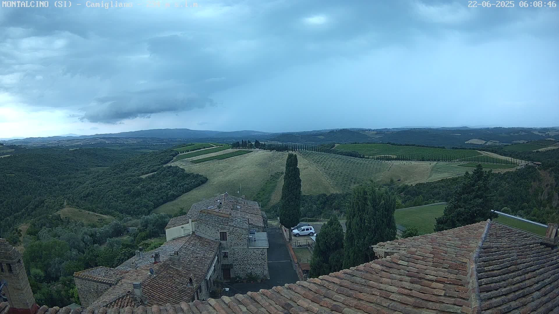 Montalcino, Camigliano Live Cam - Siena, Tuscany, Italy