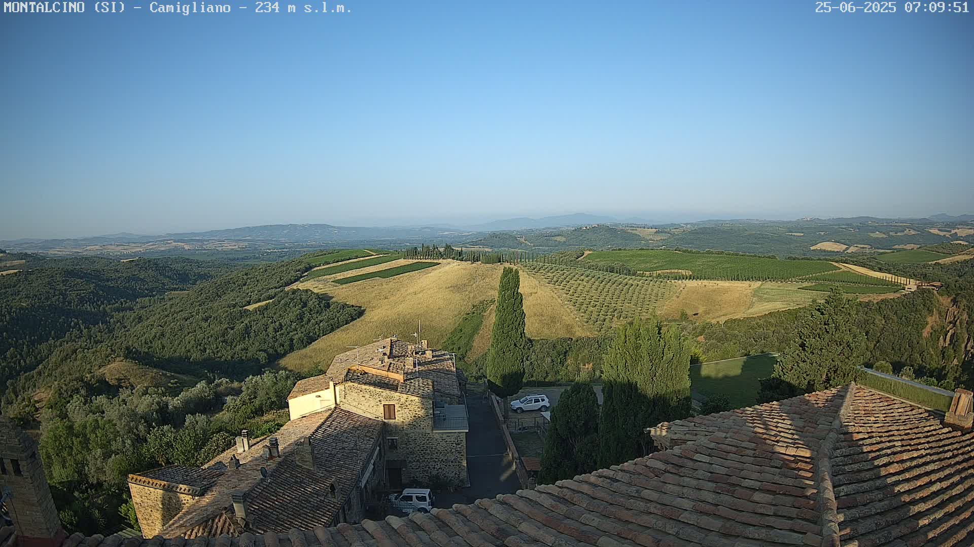 Montalcino, Camigliano Live Cam - Siena, Tuscany, Italy
