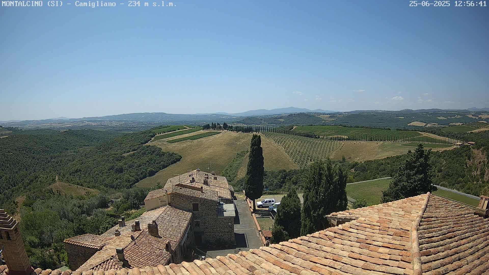 Montalcino, Camigliano Live Cam - Siena, Tuscany, Italy