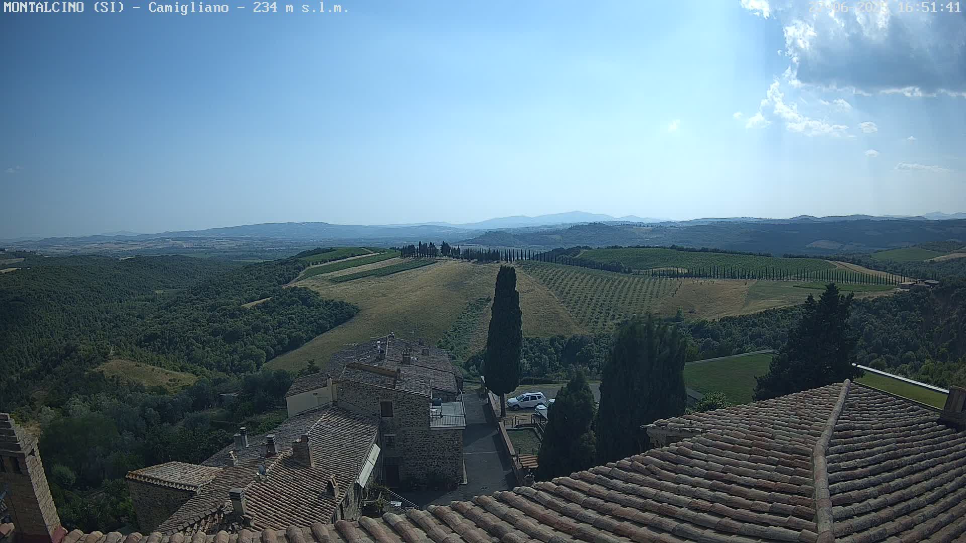 Montalcino, Camigliano Live Cam - Siena, Tuscany, Italy
