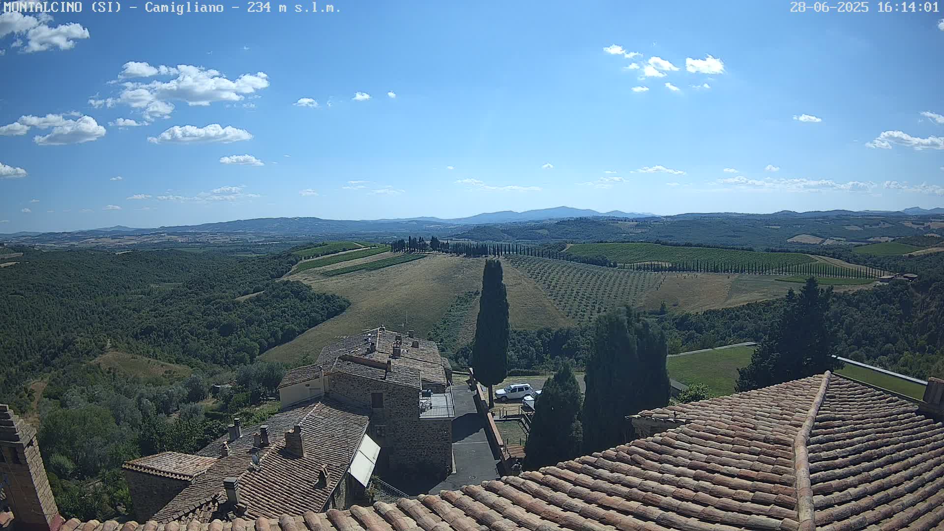 Montalcino, Camigliano Live Cam - Siena, Tuscany, Italy