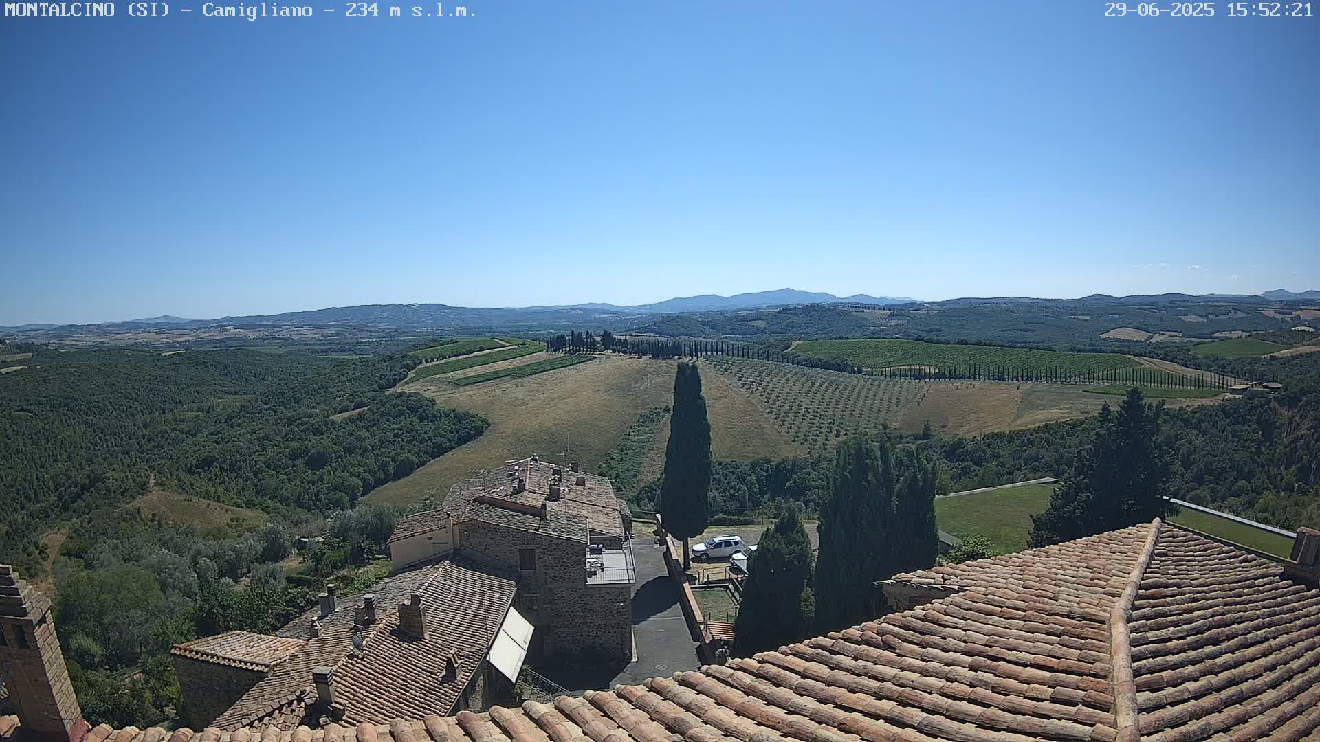 Montalcino, Camigliano Live Cam - Siena, Tuscany, Italy
