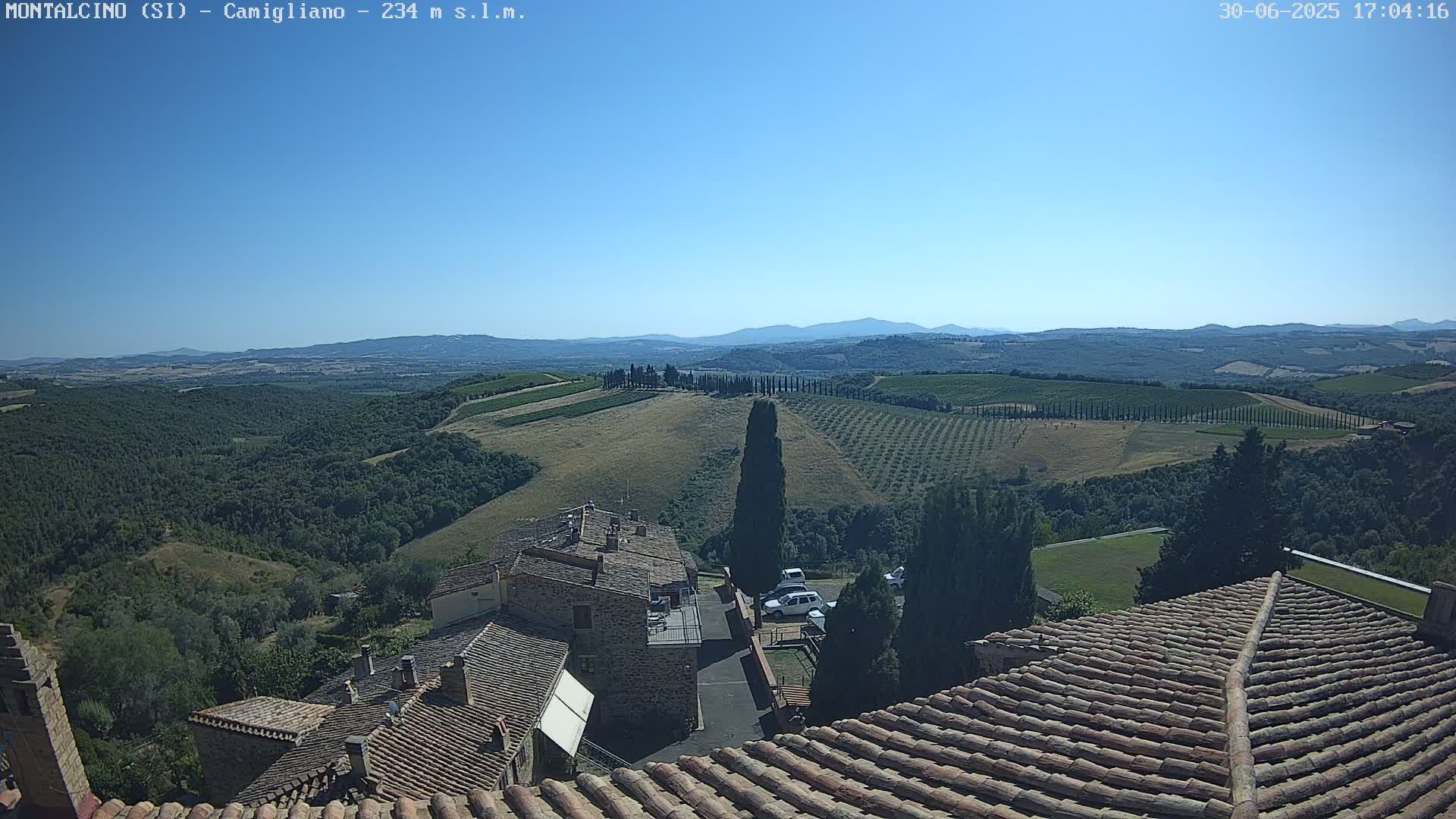 Montalcino, Camigliano Live Cam - Siena, Tuscany, Italy