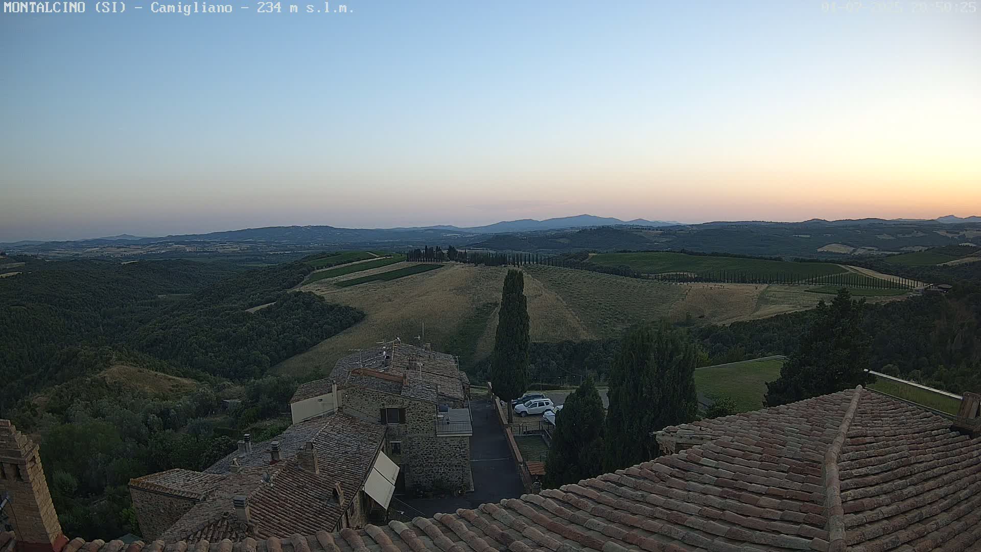 Montalcino, Camigliano Live Cam - Siena, Tuscany, Italy