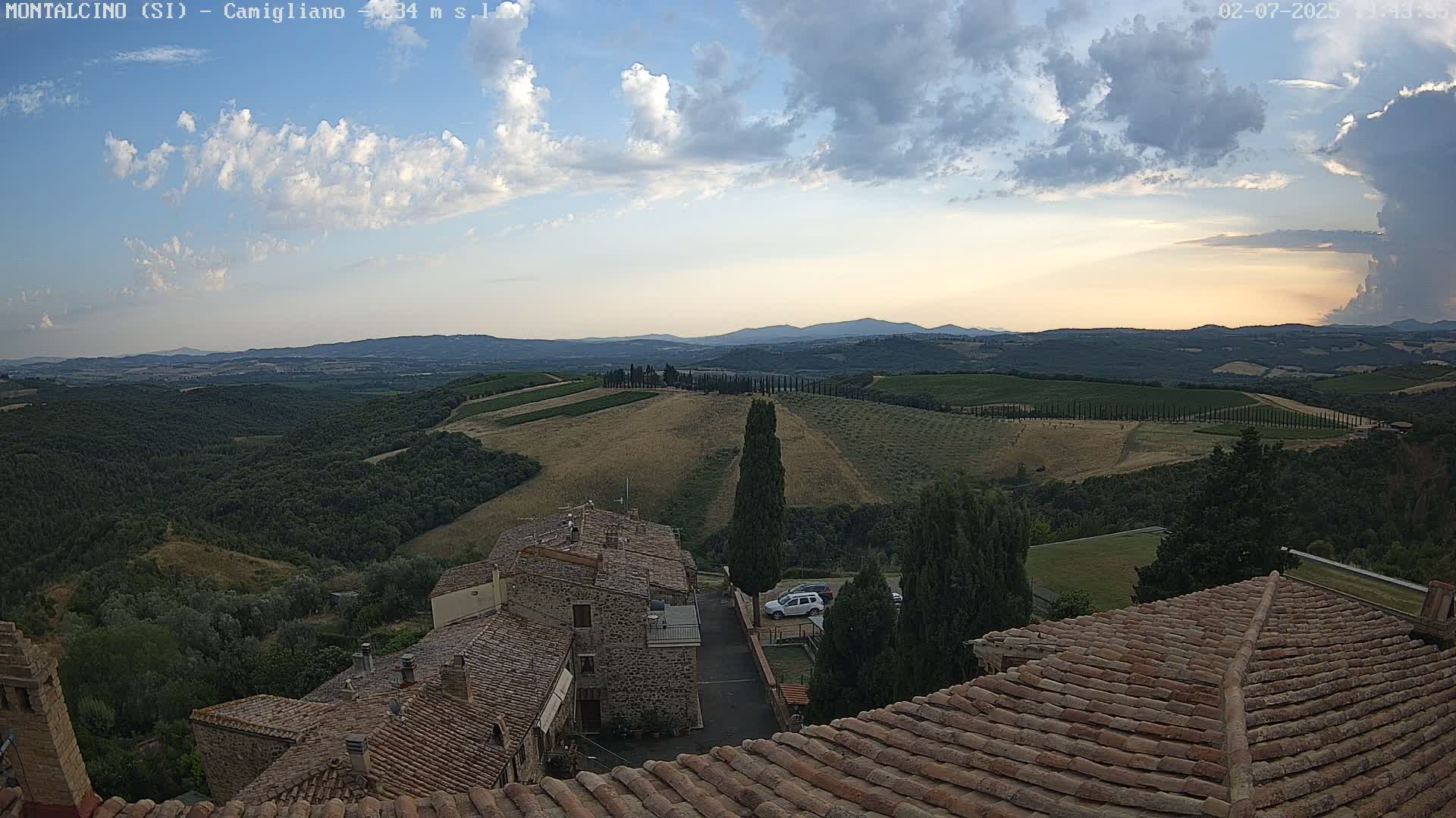 Montalcino, Camigliano Live Cam - Siena, Tuscany, Italy